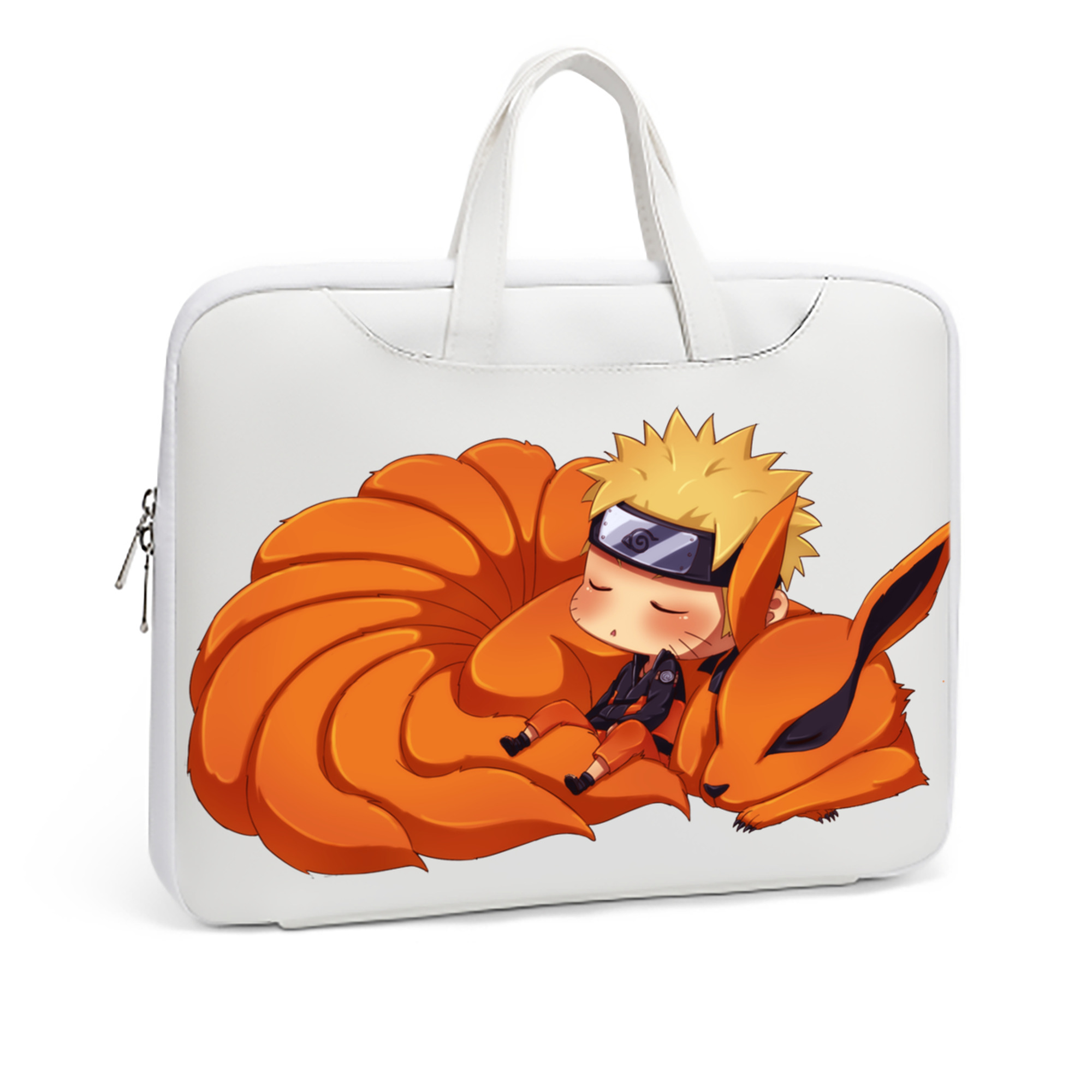 （画像用） NARUTO -ナルト- うずまき ナルト Uzumaki Naruto レザーラップトップバッグ　ノートパソコンケース