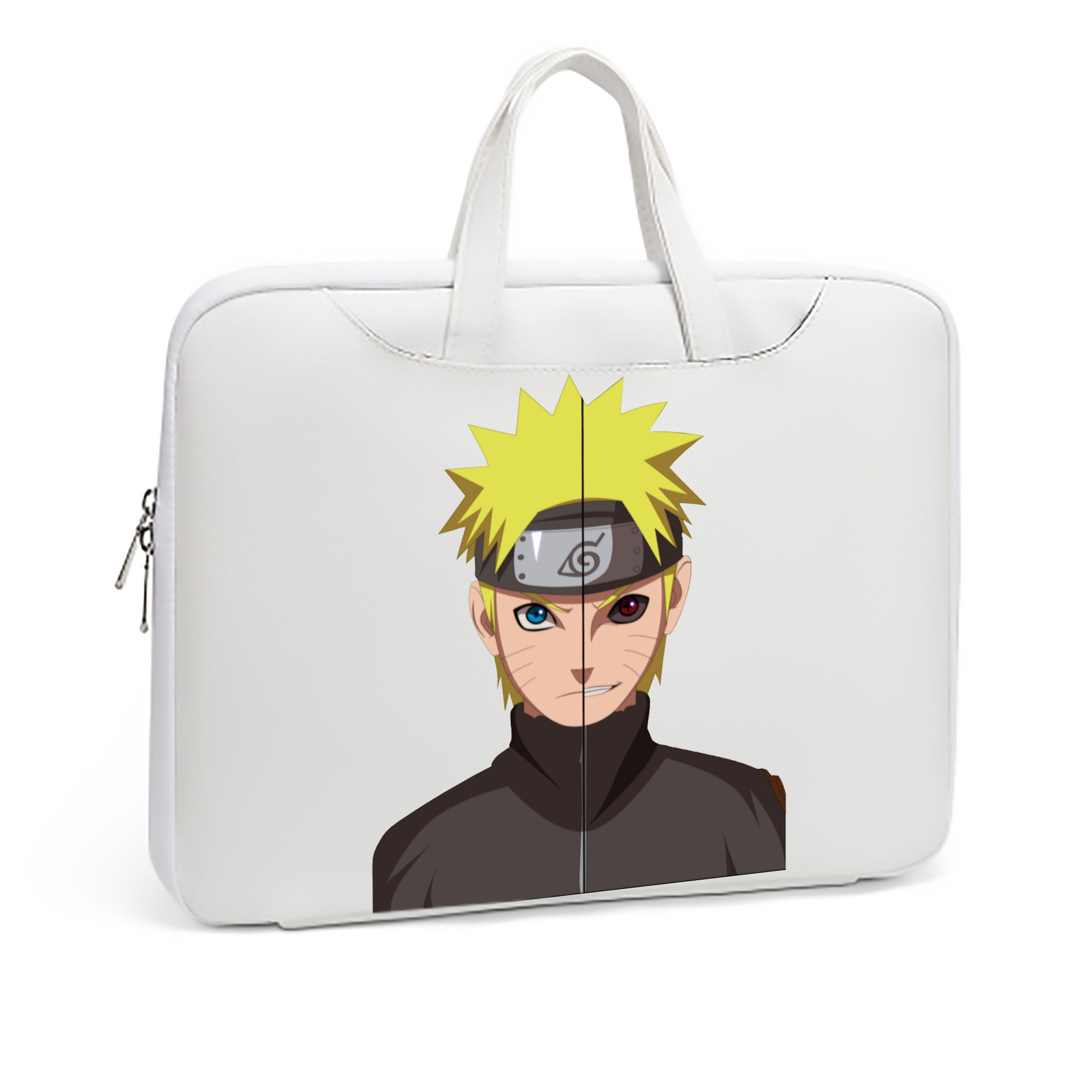（画像用） NARUTO -ナルト- うずまき ナルト Uzumaki Naruto レザーラップトップバッグ　ノートパソコンケース