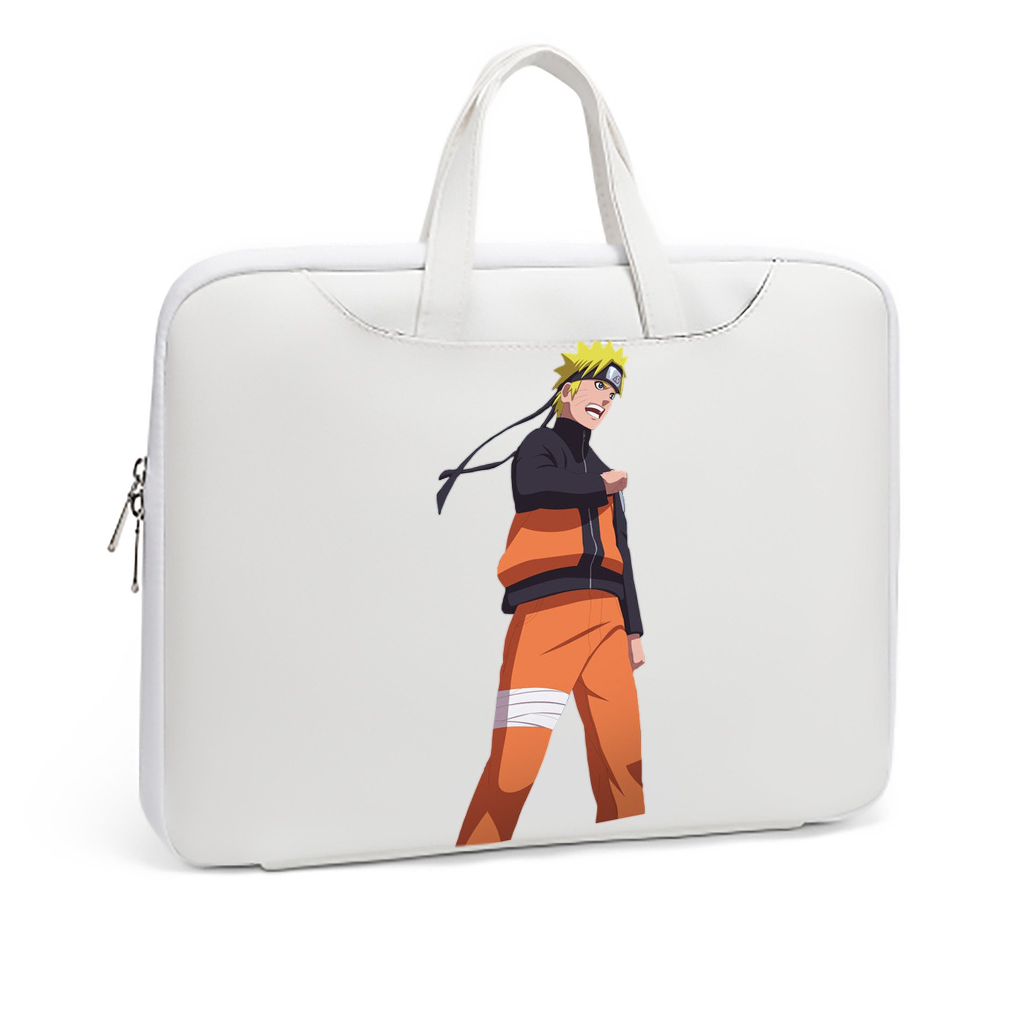 （画像用） NARUTO -ナルト- うずまき ナルト Uzumaki Naruto レザーラップトップバッグ　ノートパソコンケース