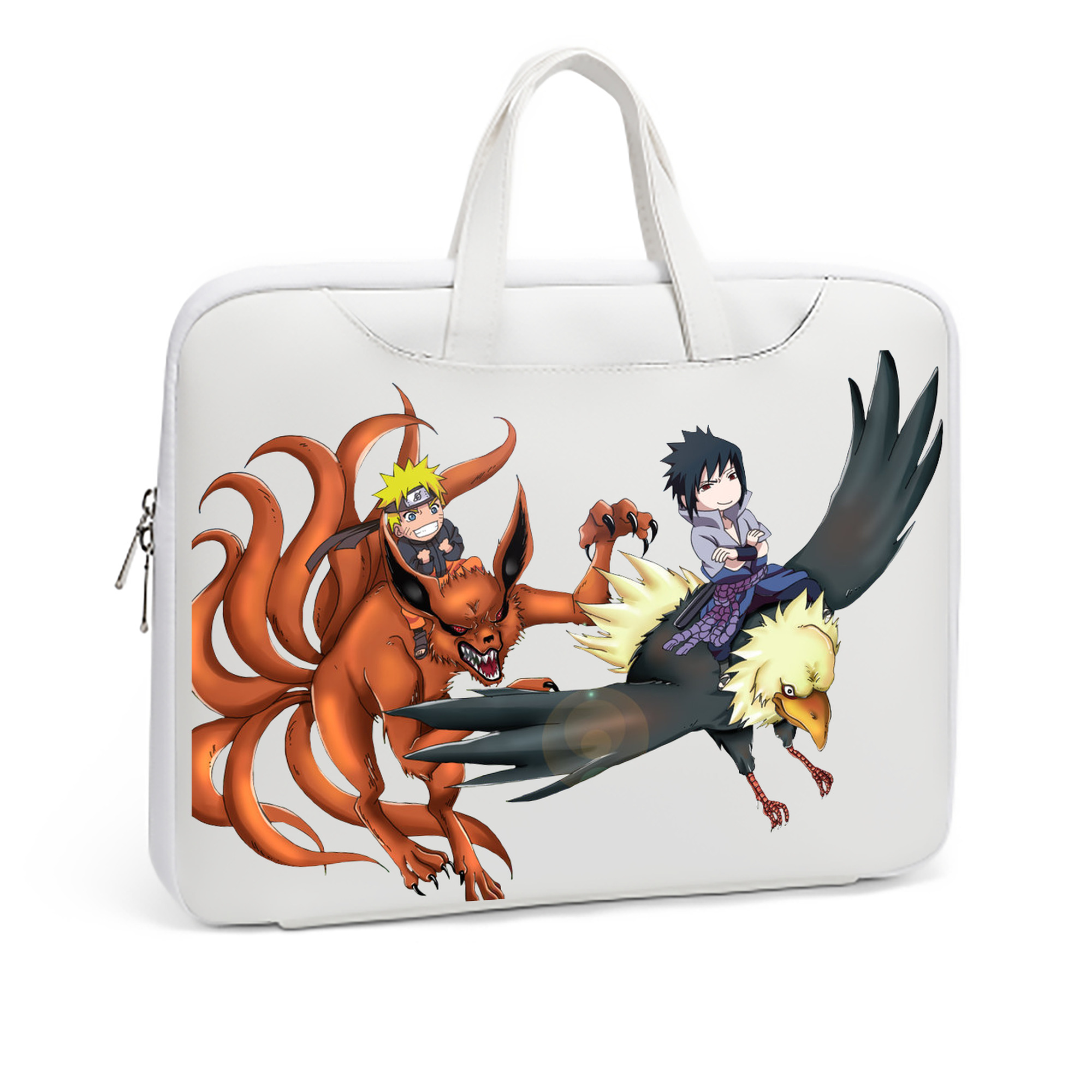 （画像用） NARUTO -ナルト- うずまき ナルト Uzumaki Naruto レザーラップトップバッグ　ノートパソコンケース