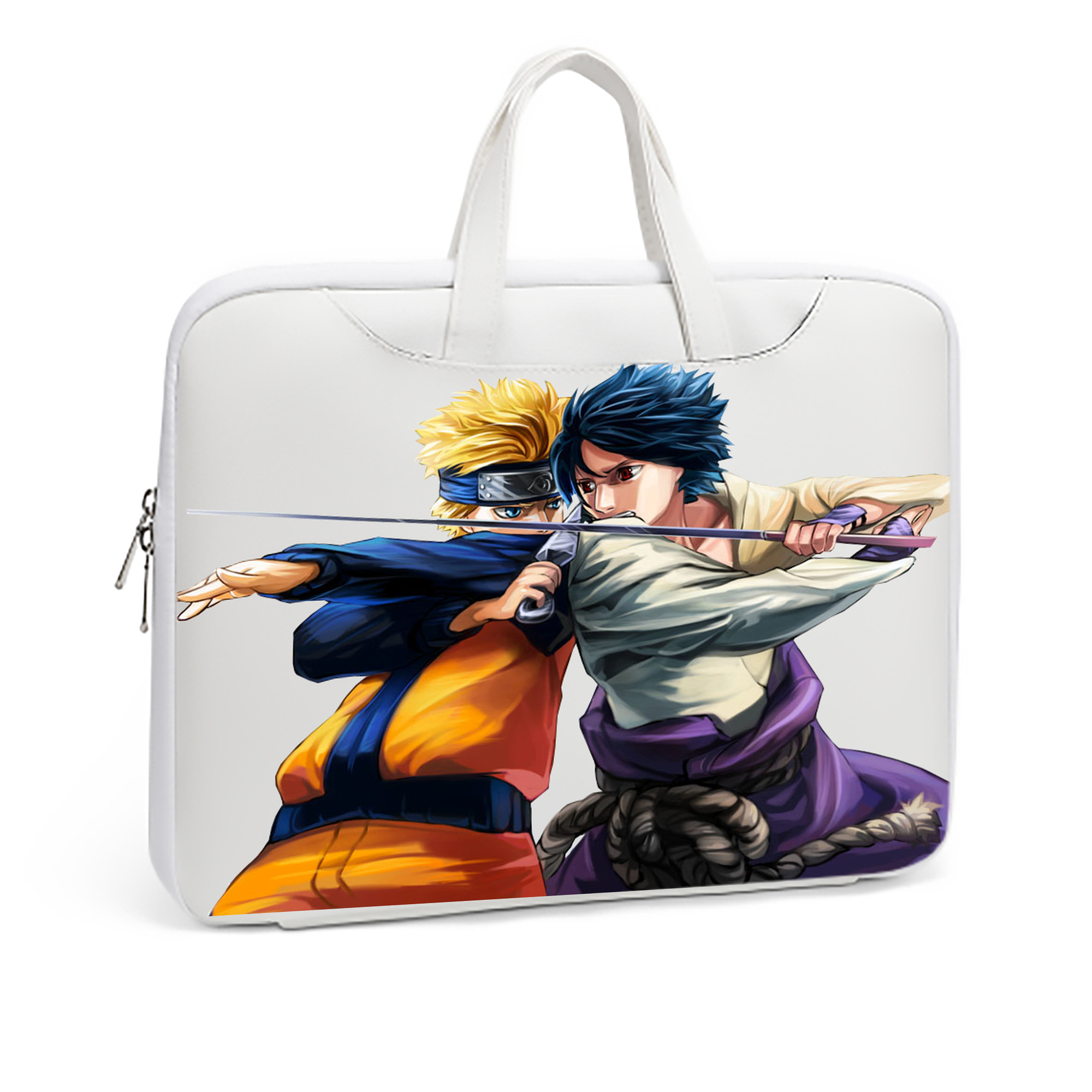 （画像用） NARUTO -ナルト- うずまき ナルト Uzumaki Naruto レザーラップトップバッグ　ノートパソコンケース