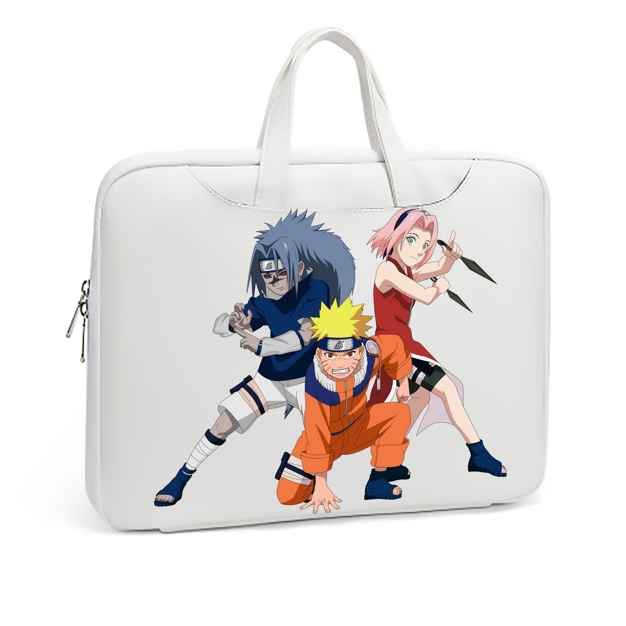 （画像用） NARUTO -ナルト- うずまき ナルト Uzumaki Naruto レザーラップトップバッグ　ノートパソコンケース