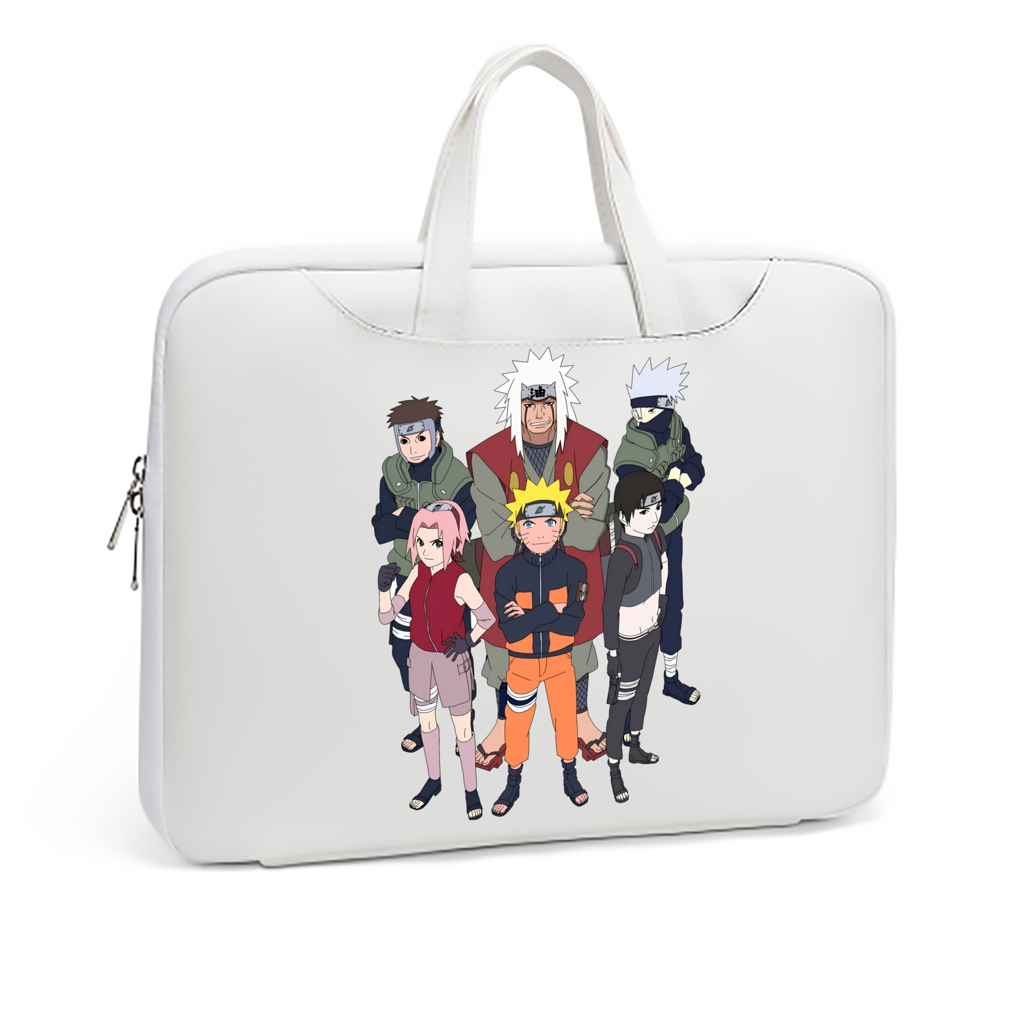 （画像用） NARUTO -ナルト- うずまき ナルト Uzumaki Naruto レザーラップトップバッグ　ノートパソコンケース