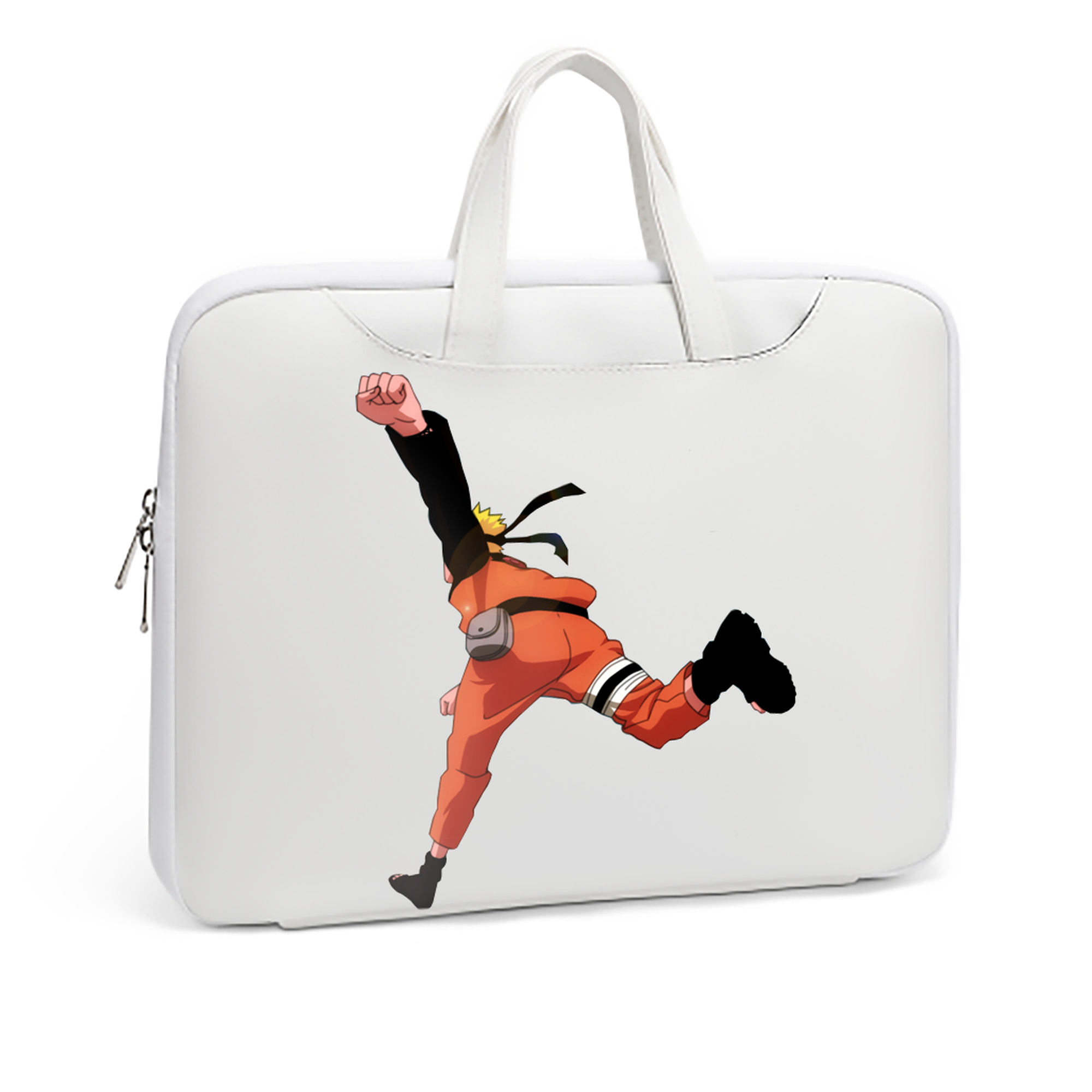 （画像用） NARUTO -ナルト- うずまき ナルト Uzumaki Naruto レザーラップトップバッグ　ノートパソコンケース