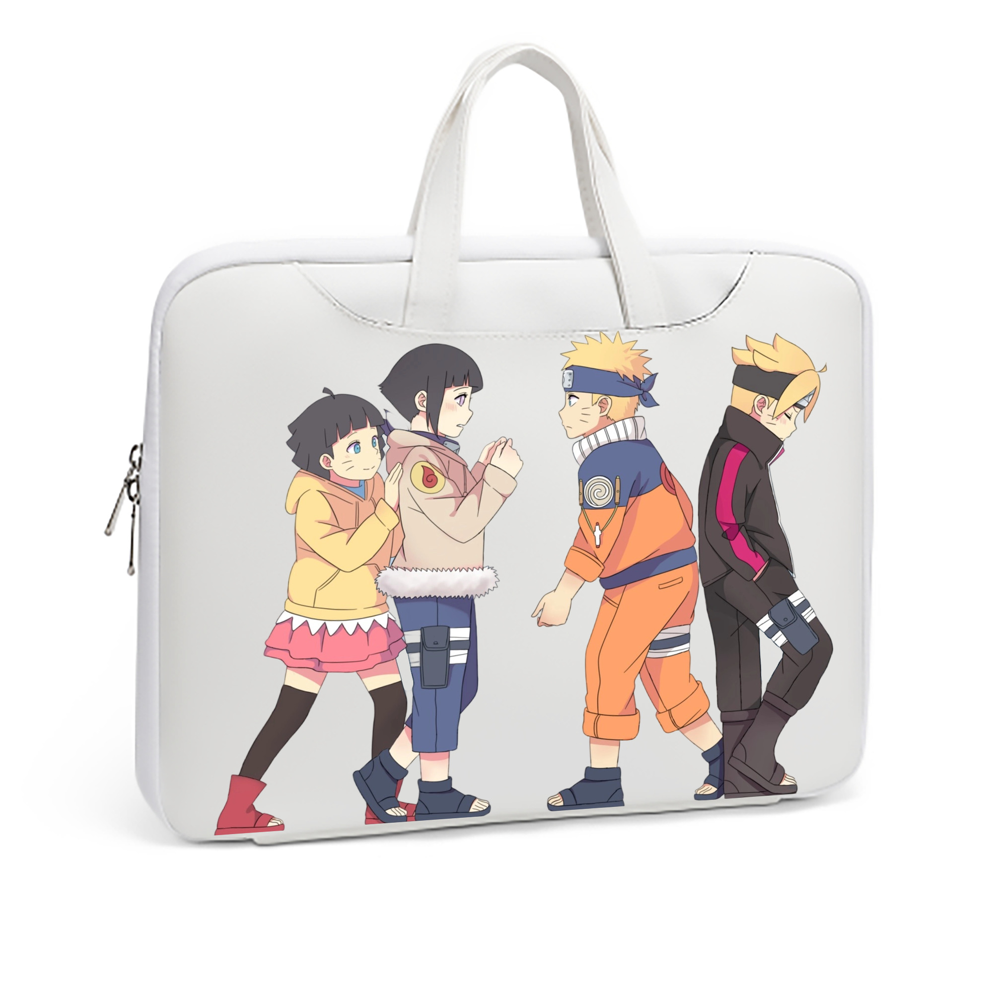 （画像用） NARUTO -ナルト- うずまき ナルト Uzumaki Naruto レザーラップトップバッグ　ノートパソコンケース