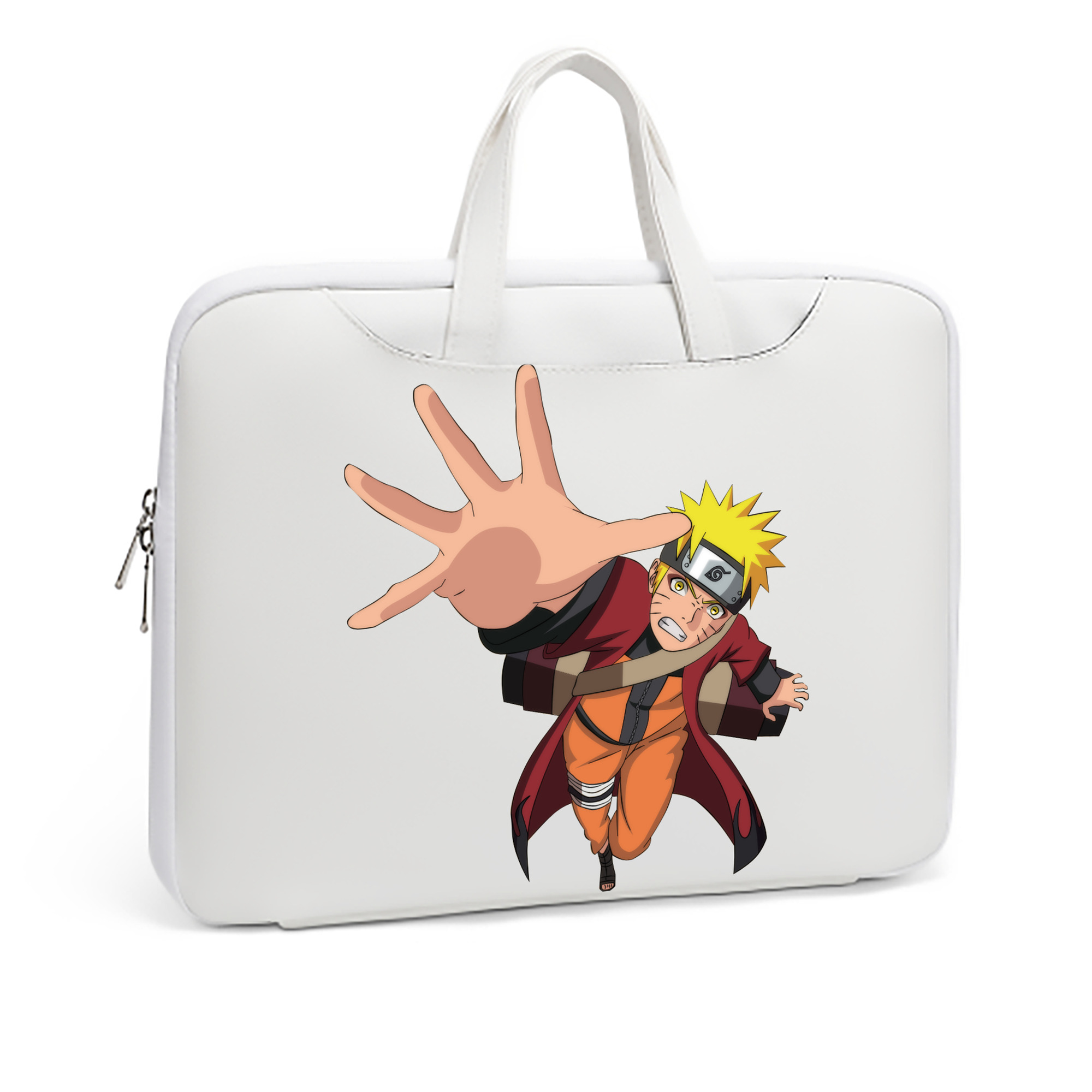 （画像用） NARUTO -ナルト- うずまき ナルト Uzumaki Naruto レザーラップトップバッグ　ノートパソコンケース