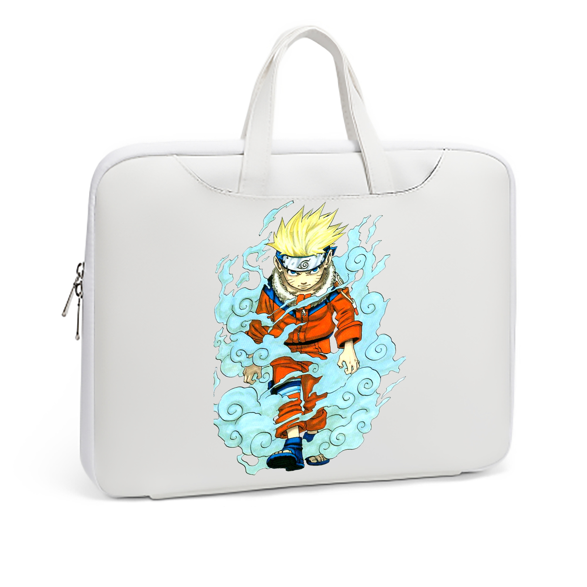 （画像用） NARUTO -ナルト- うずまき ナルト Uzumaki Naruto レザーラップトップバッグ　ノートパソコンケース