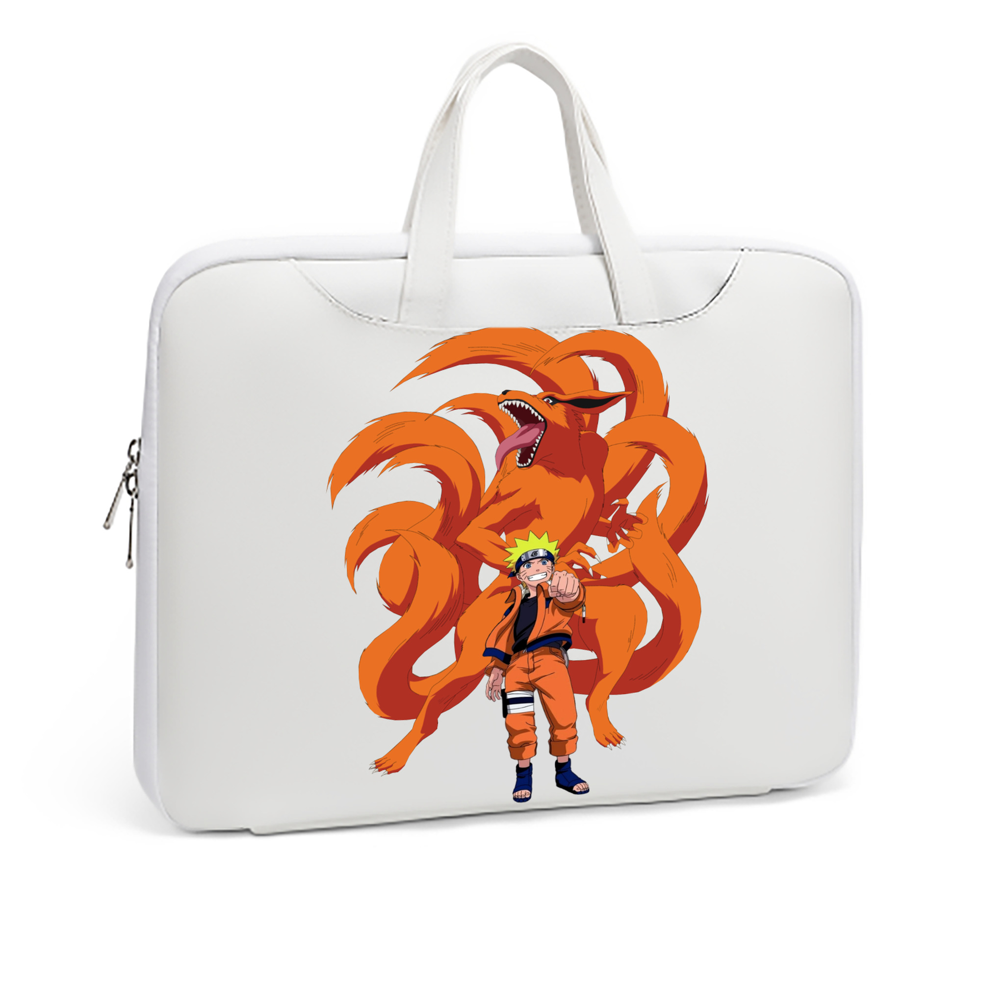 （画像用） NARUTO -ナルト- うずまき ナルト Uzumaki Naruto レザーラップトップバッグ　ノートパソコンケース