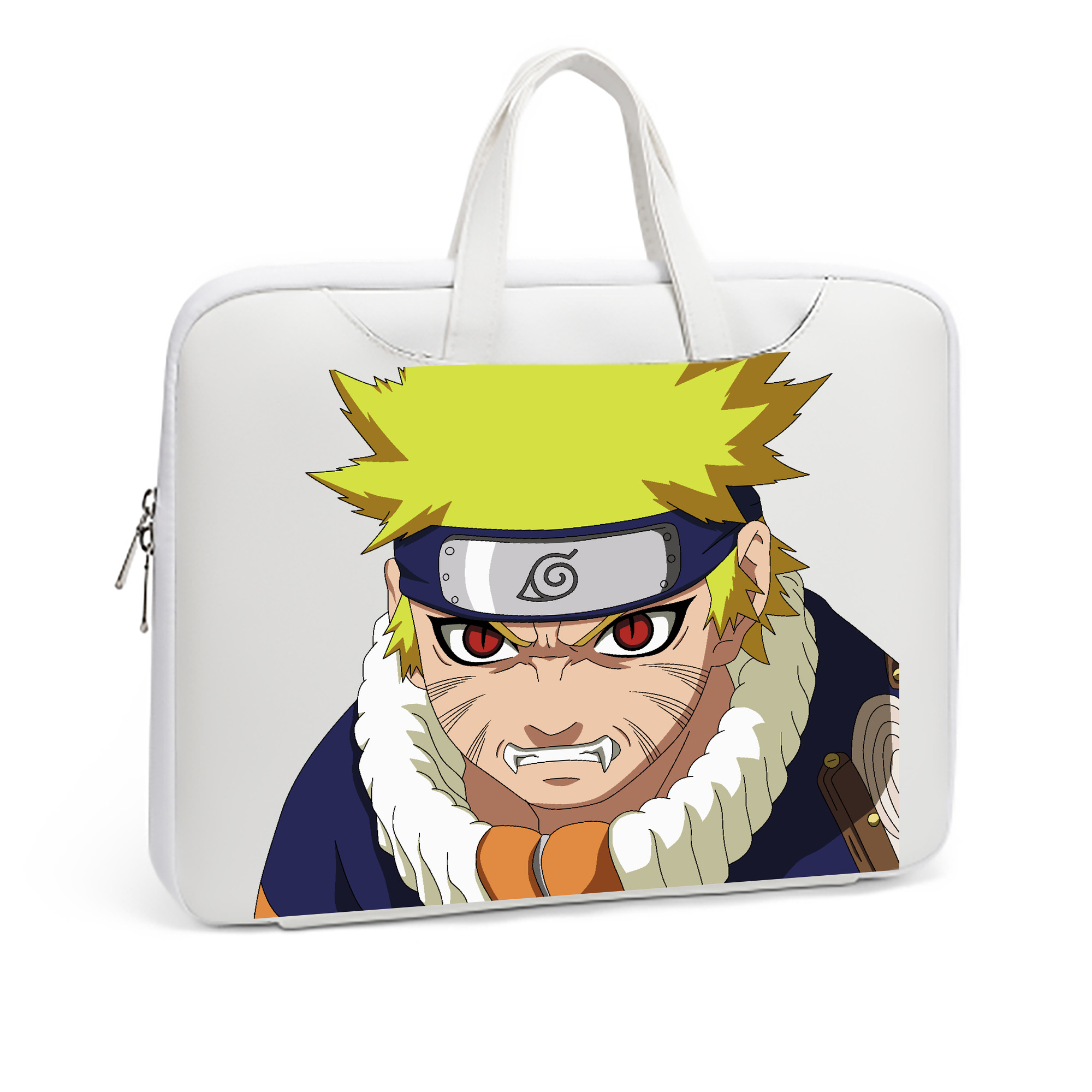 （画像用） NARUTO -ナルト- うずまき ナルト Uzumaki Naruto レザーラップトップバッグ　ノートパソコンケース