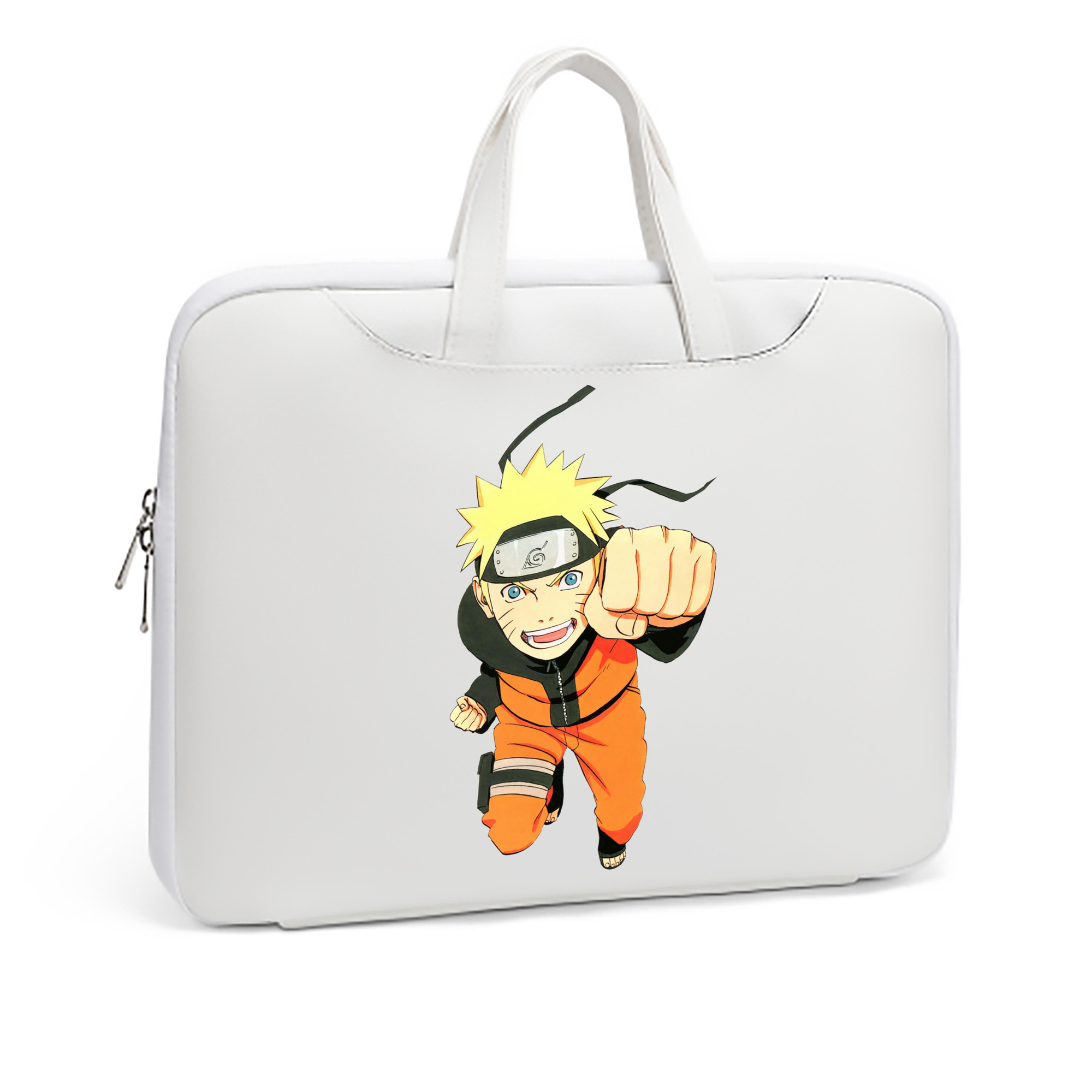 （画像用） NARUTO -ナルト- うずまき ナルト Uzumaki Naruto レザーラップトップバッグ　ノートパソコンケース