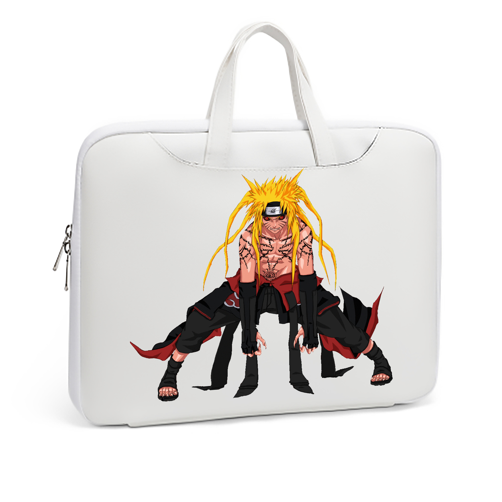 （画像用） NARUTO -ナルト- うずまき ナルト Uzumaki Naruto レザーラップトップバッグ　ノートパソコンケース