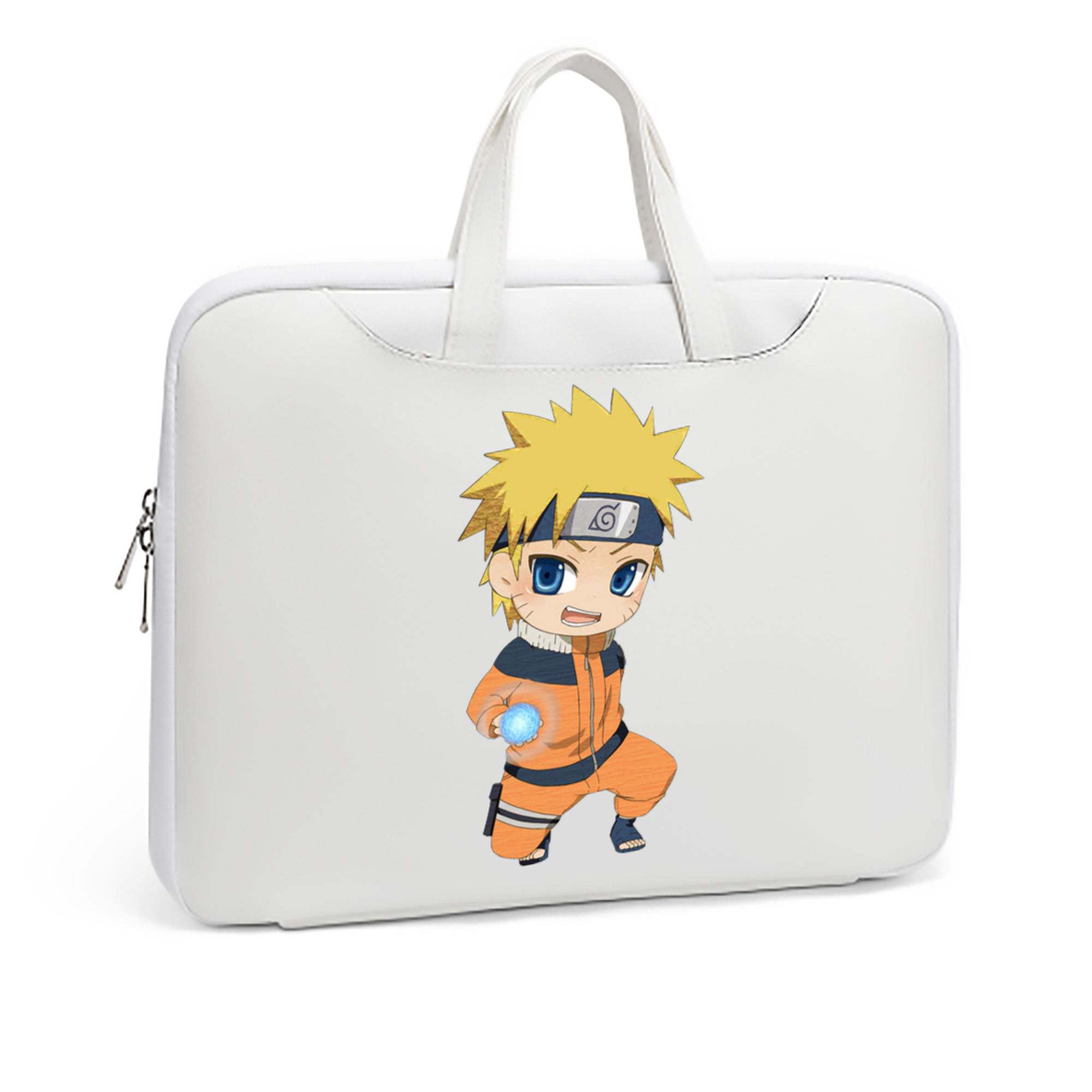 （画像用） NARUTO -ナルト- うずまき ナルト Uzumaki Naruto レザーラップトップバッグ　ノートパソコンケース