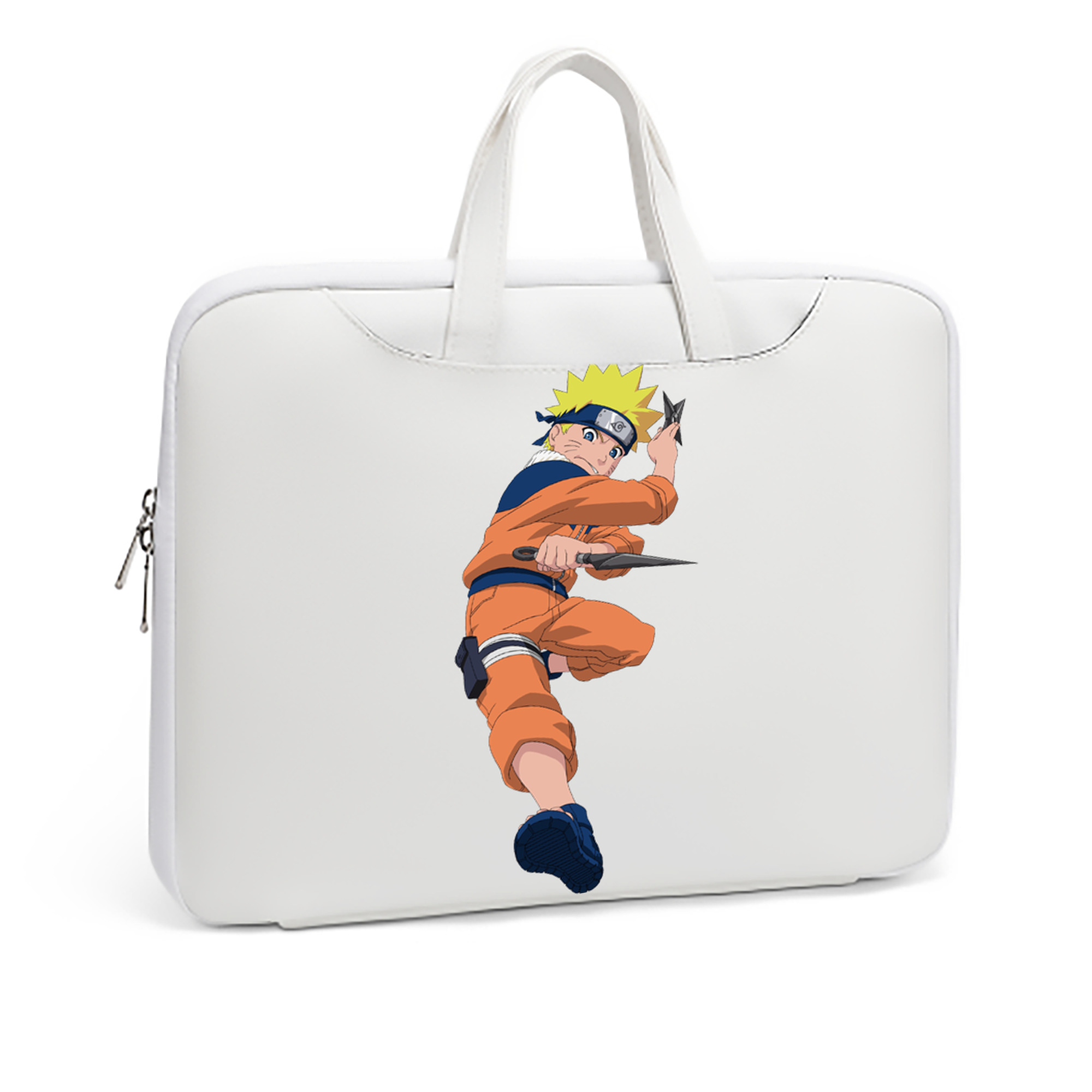 （画像用） NARUTO -ナルト- うずまき ナルト Uzumaki Naruto レザーラップトップバッグ　ノートパソコンケース