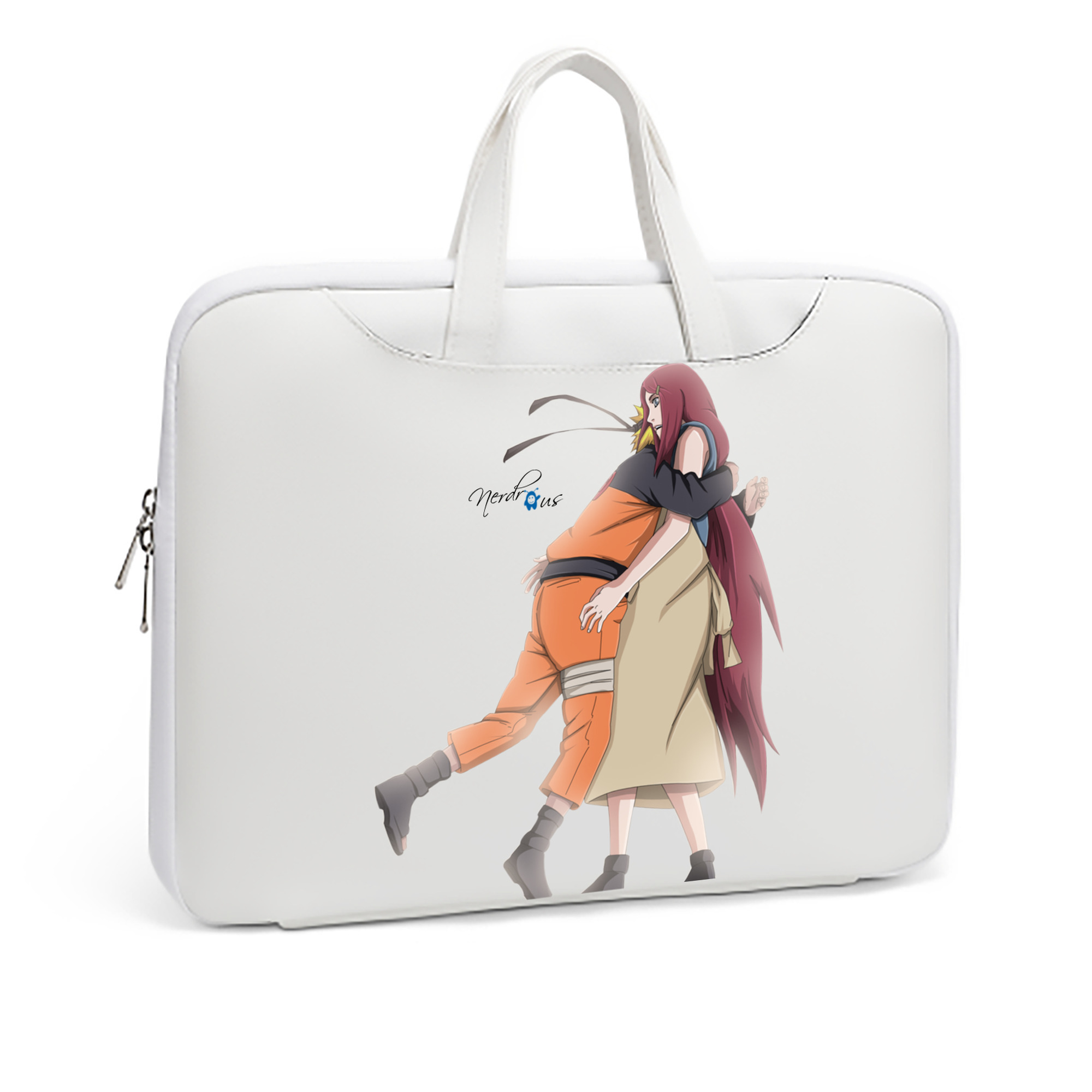 （画像用） NARUTO -ナルト- うずまき ナルト Uzumaki Naruto レザーラップトップバッグ　ノートパソコンケース