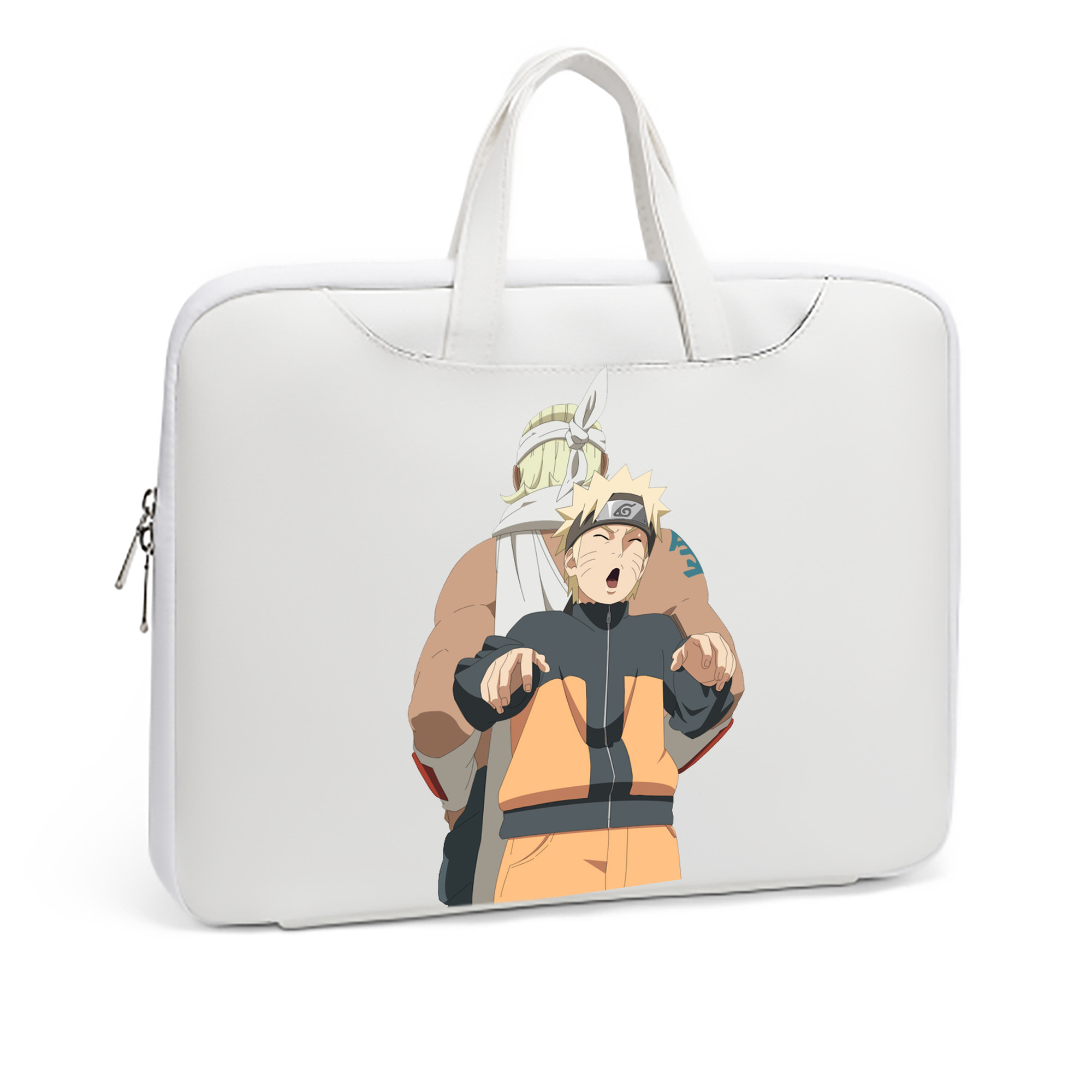 （画像用） NARUTO -ナルト- うずまき ナルト Uzumaki Naruto レザーラップトップバッグ　ノートパソコンケース