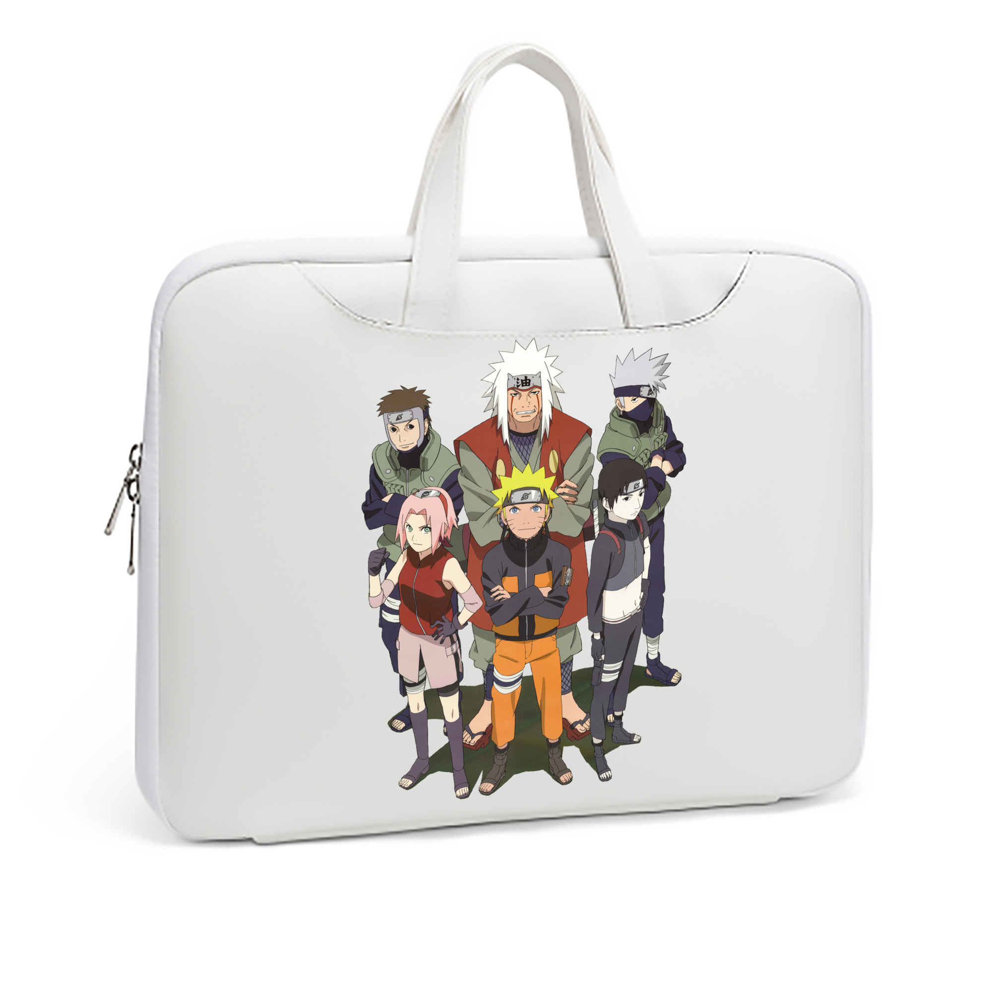（画像用） NARUTO -ナルト- うずまき ナルト Uzumaki Naruto レザーラップトップバッグ　ノートパソコンケース