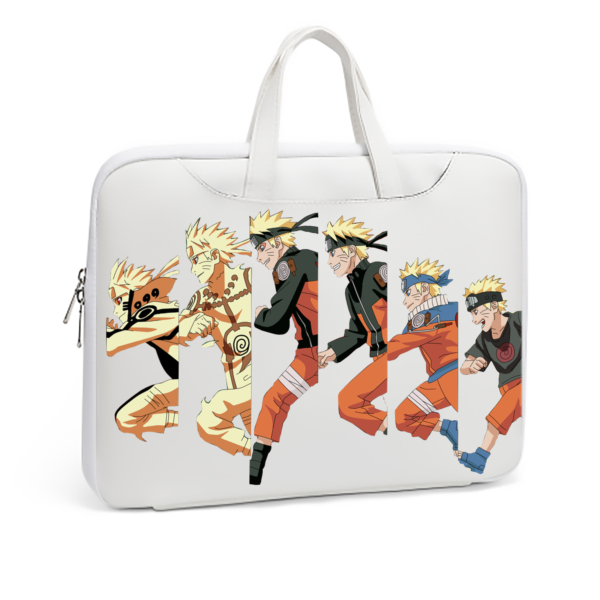 （画像用） NARUTO -ナルト- うずまき ナルト Uzumaki Naruto レザーラップトップバッグ　ノートパソコンケース