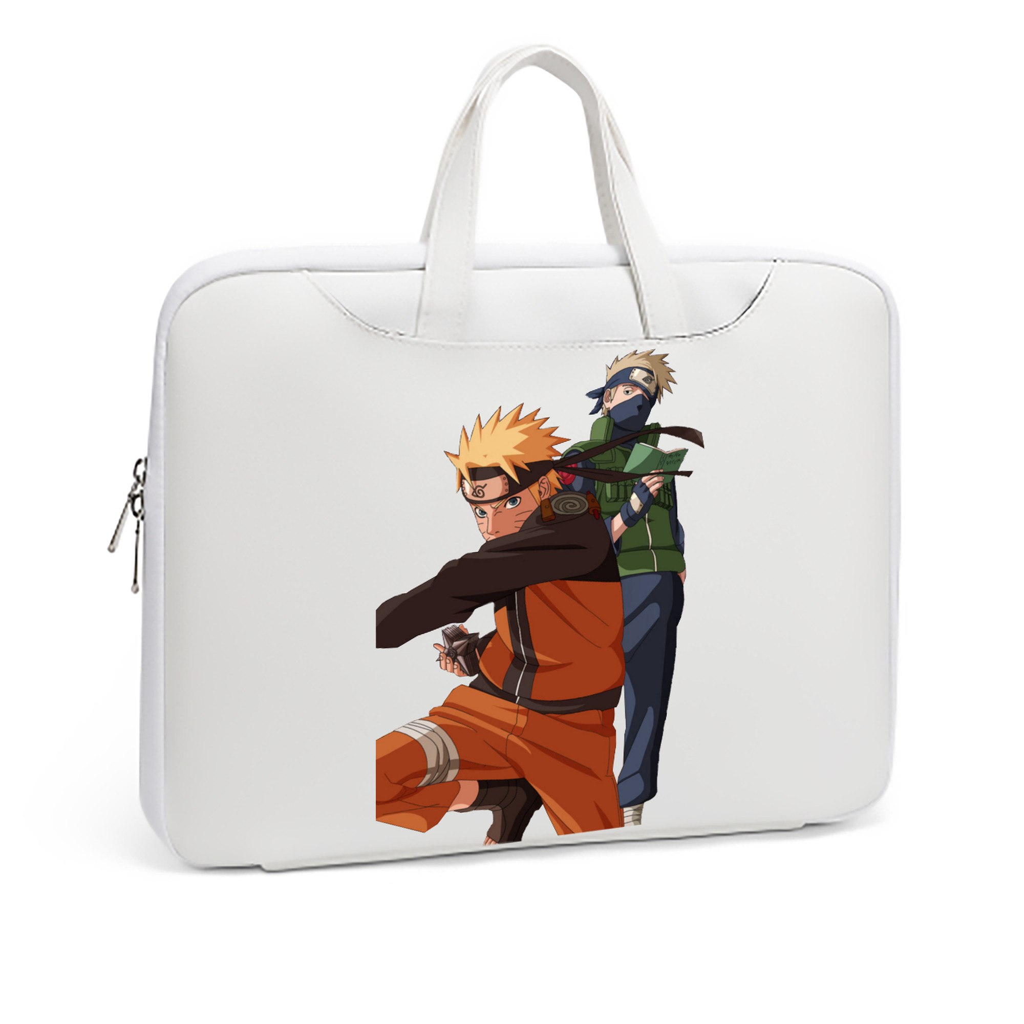 （画像用） NARUTO -ナルト- うずまき ナルト Uzumaki Naruto レザーラップトップバッグ　ノートパソコンケース