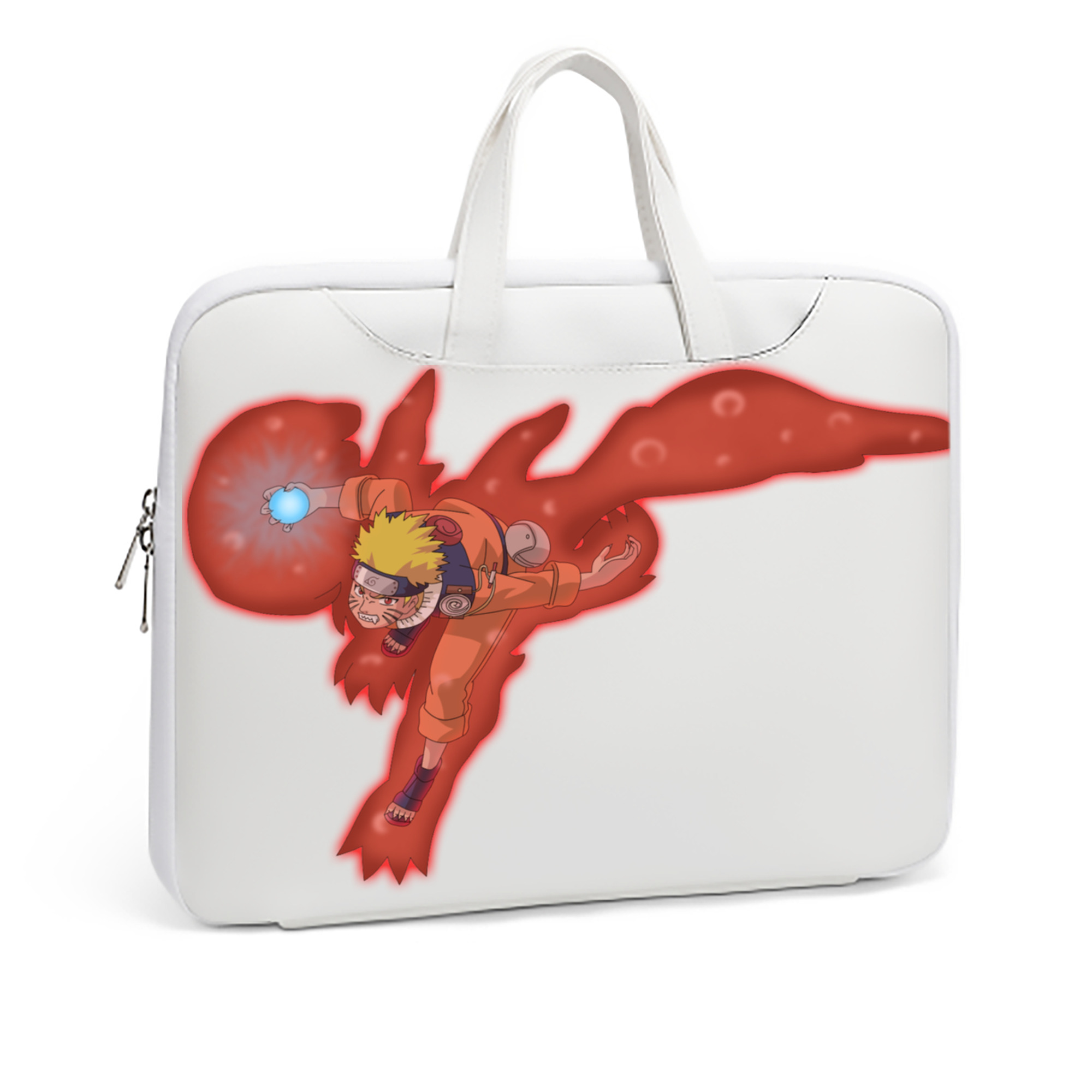 （画像用） NARUTO -ナルト- うずまき ナルト Uzumaki Naruto レザーラップトップバッグ　ノートパソコンケース