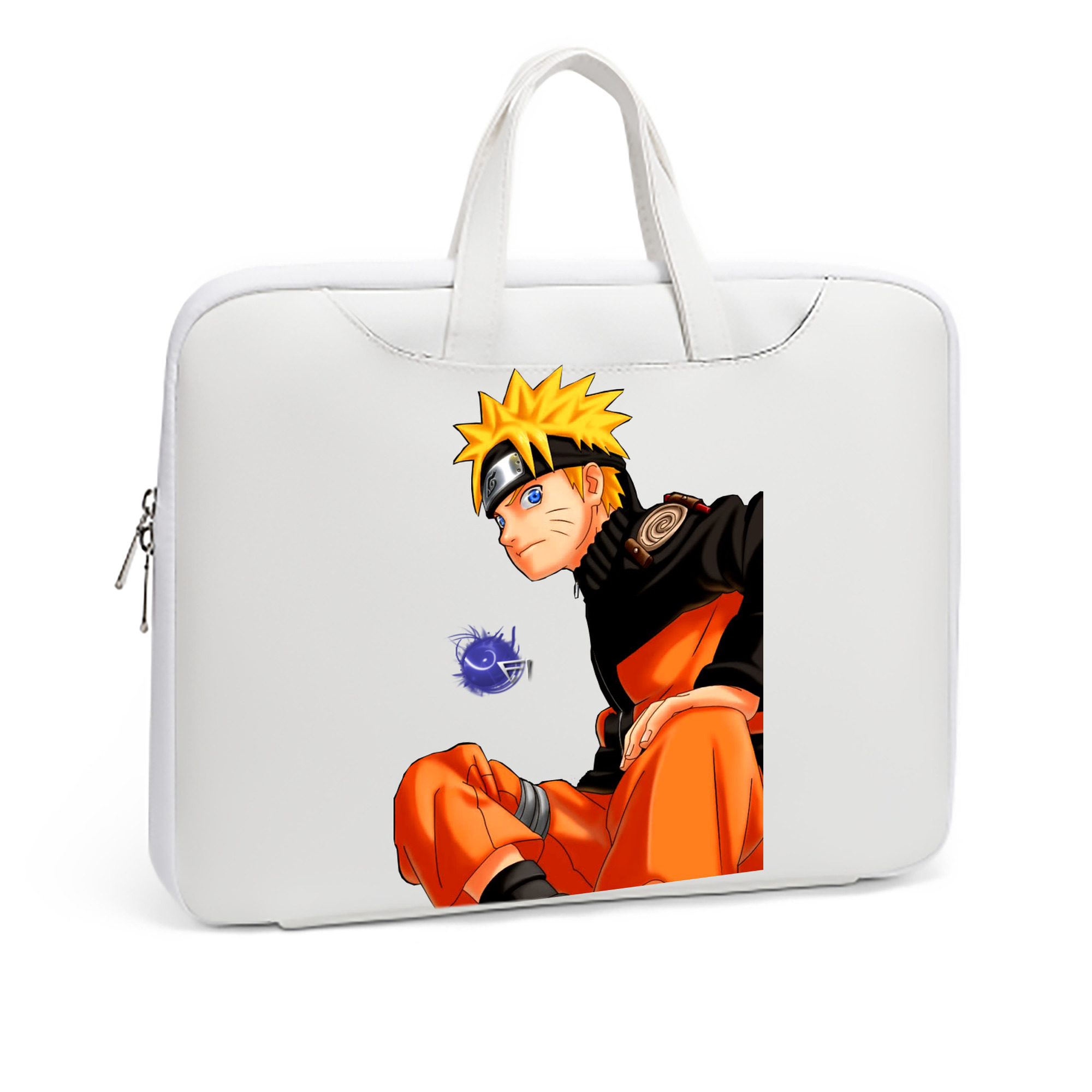 （画像用） NARUTO -ナルト- うずまき ナルト Uzumaki Naruto レザーラップトップバッグ　ノートパソコンケース