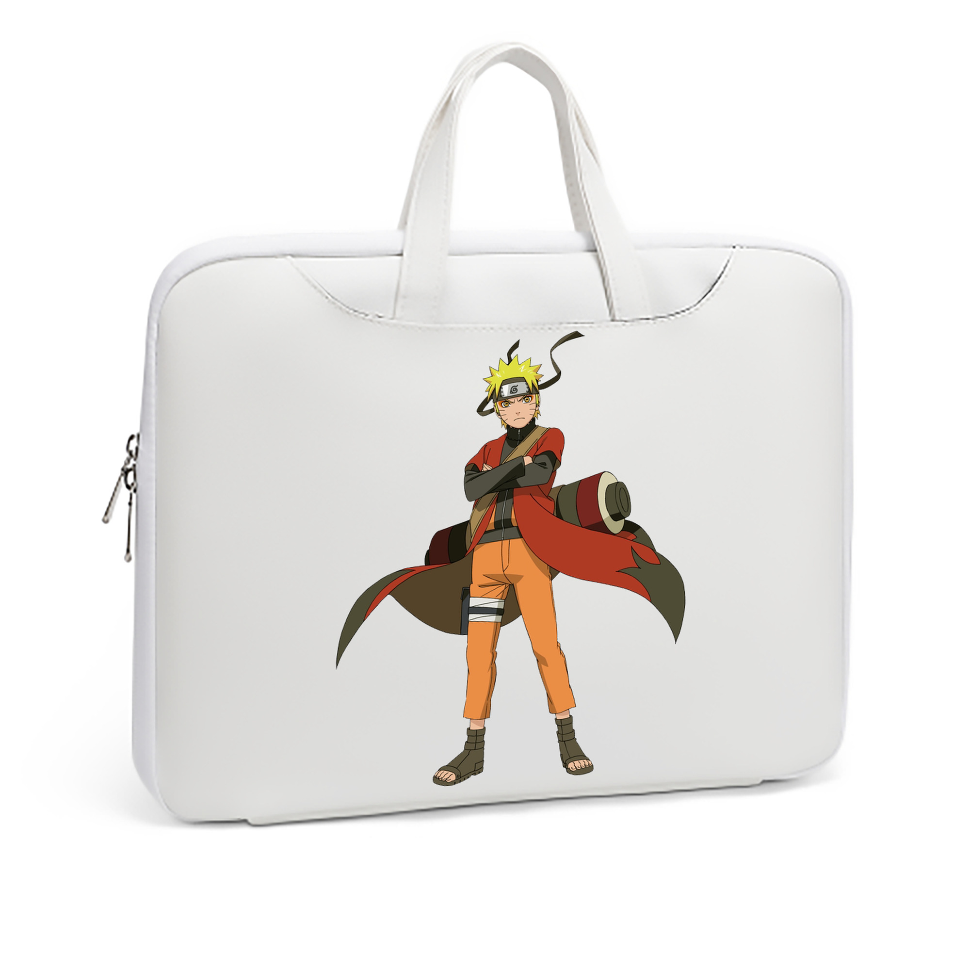 （画像用） NARUTO -ナルト- うずまき ナルト Uzumaki Naruto レザーラップトップバッグ　ノートパソコンケース
