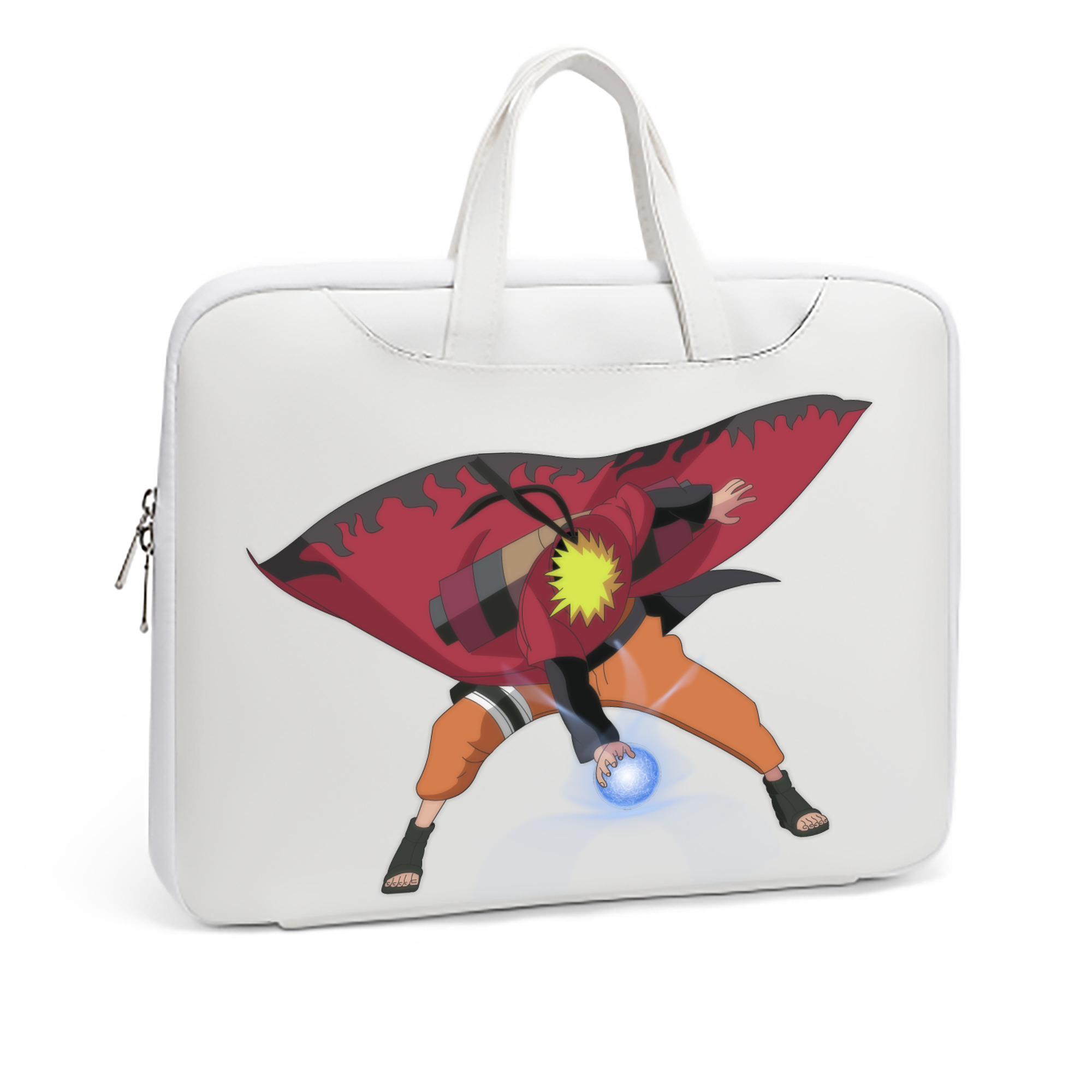 （画像用） NARUTO -ナルト- うずまき ナルト Uzumaki Naruto レザーラップトップバッグ　ノートパソコンケース