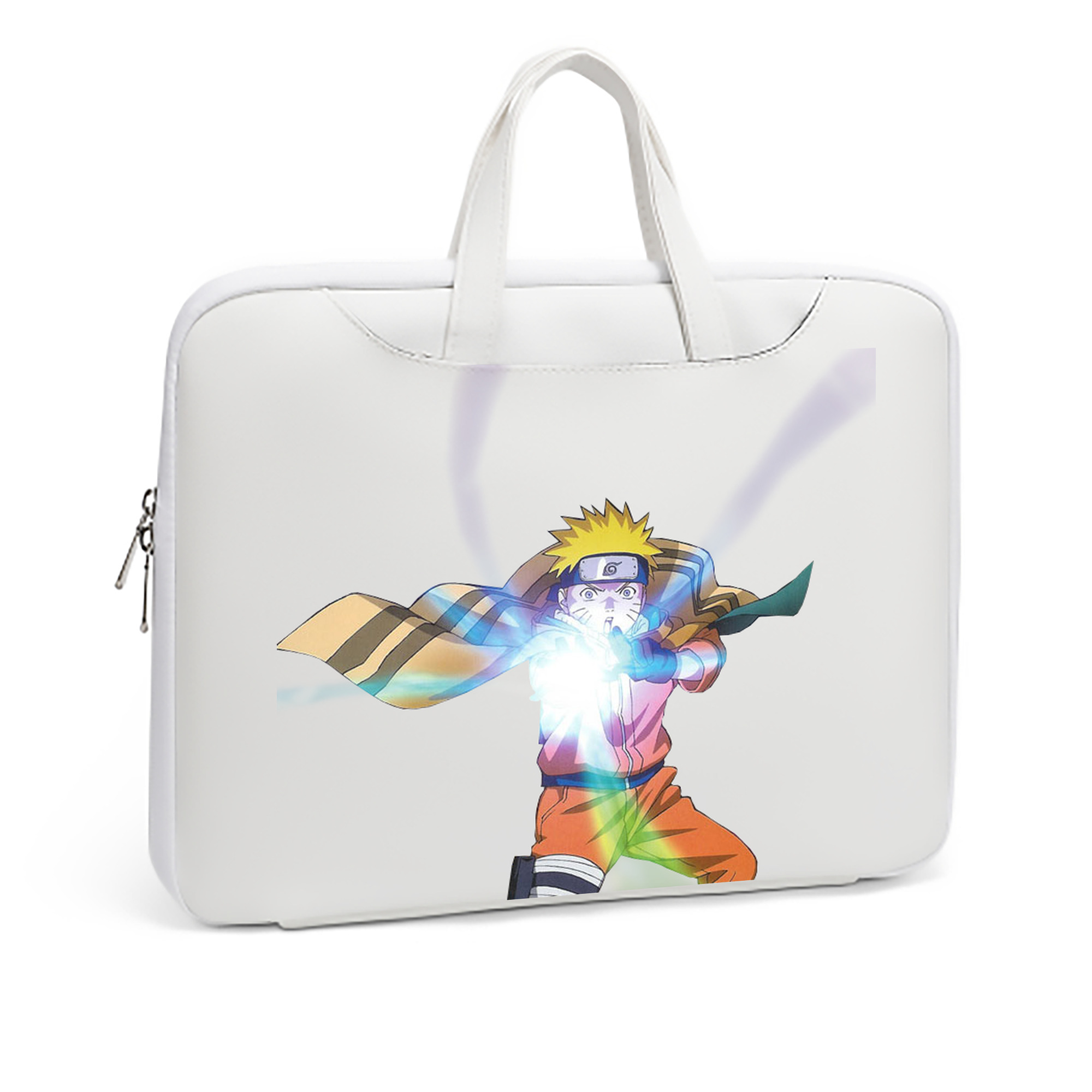 （画像用） NARUTO -ナルト- うずまき ナルト Uzumaki Naruto レザーラップトップバッグ　ノートパソコンケース
