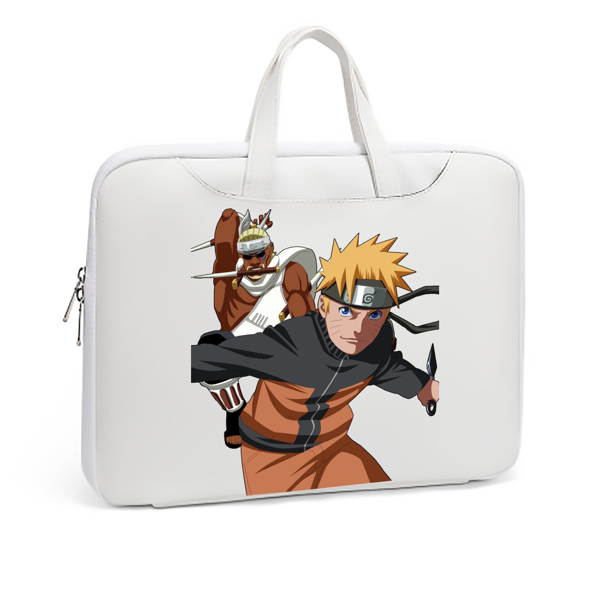 （画像用） NARUTO -ナルト- うずまき ナルト Uzumaki Naruto レザーラップトップバッグ　ノートパソコンケース