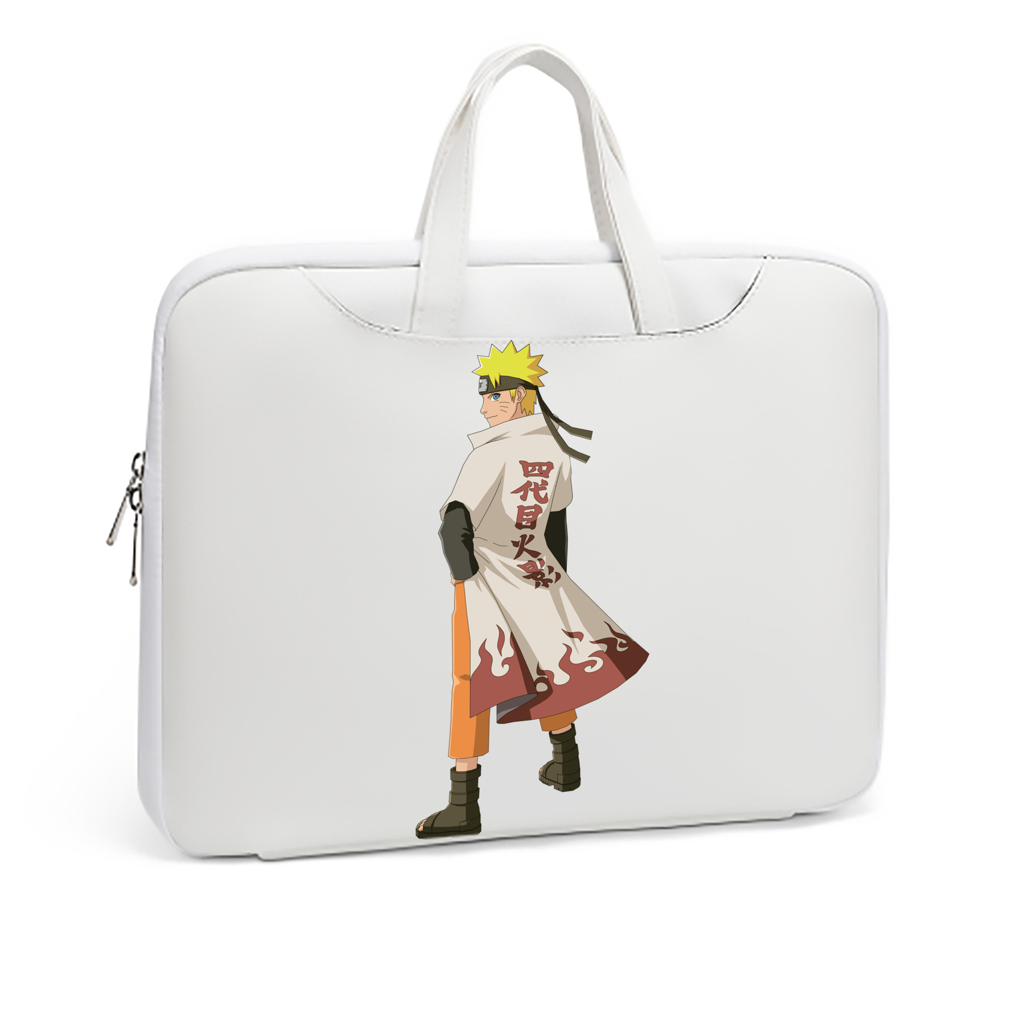 （画像用） NARUTO -ナルト- うずまき ナルト Uzumaki Naruto レザーラップトップバッグ　ノートパソコンケース