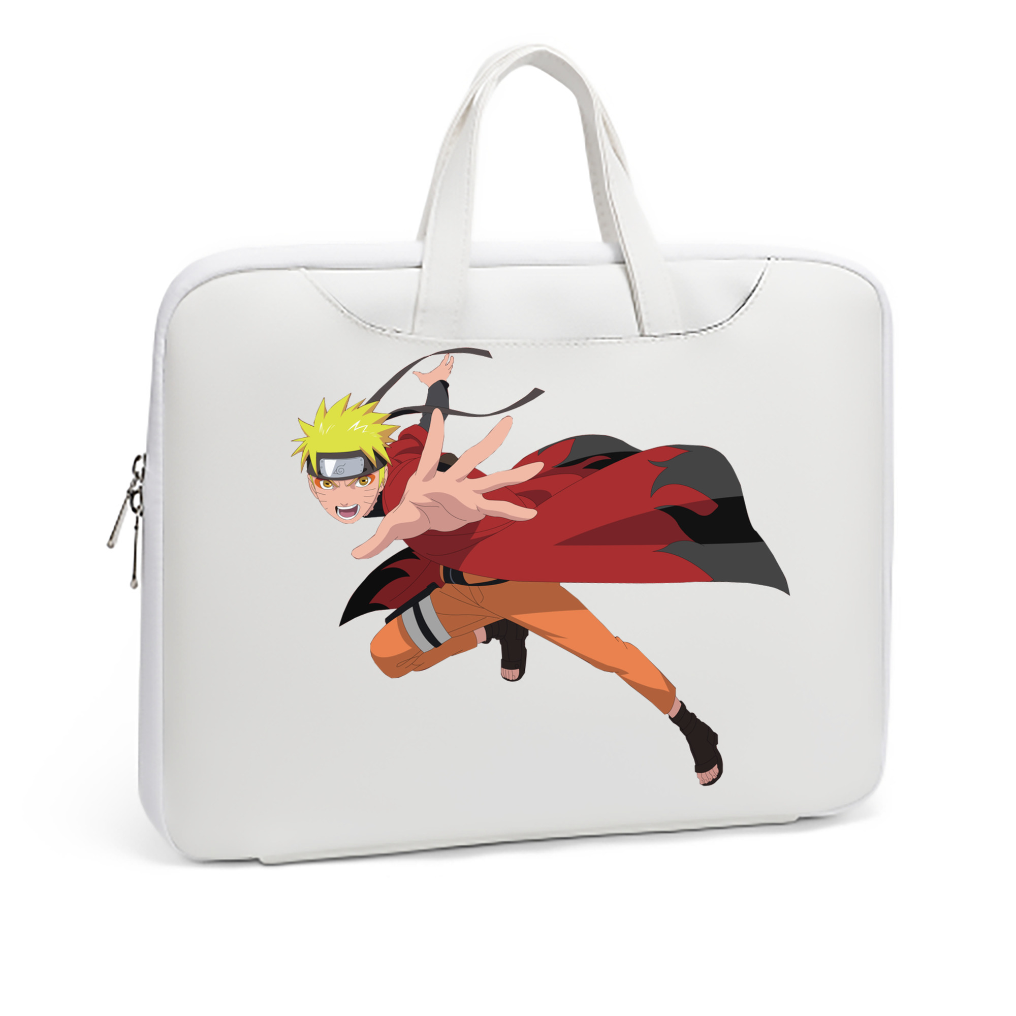 （画像用） NARUTO -ナルト- うずまき ナルト Uzumaki Naruto レザーラップトップバッグ　ノートパソコンケース