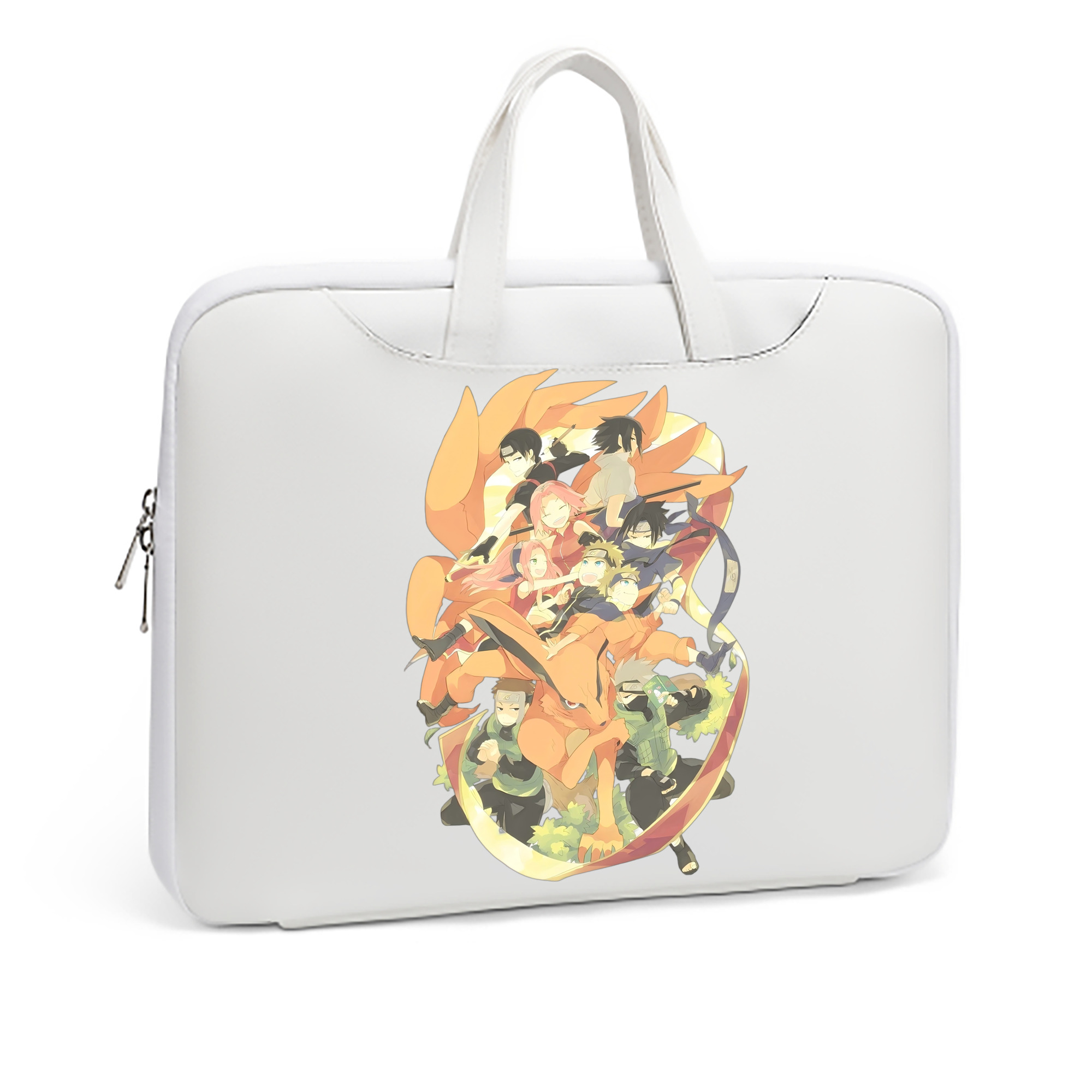 （画像用） NARUTO -ナルト- うずまき ナルト Uzumaki Naruto レザーラップトップバッグ　ノートパソコンケース
