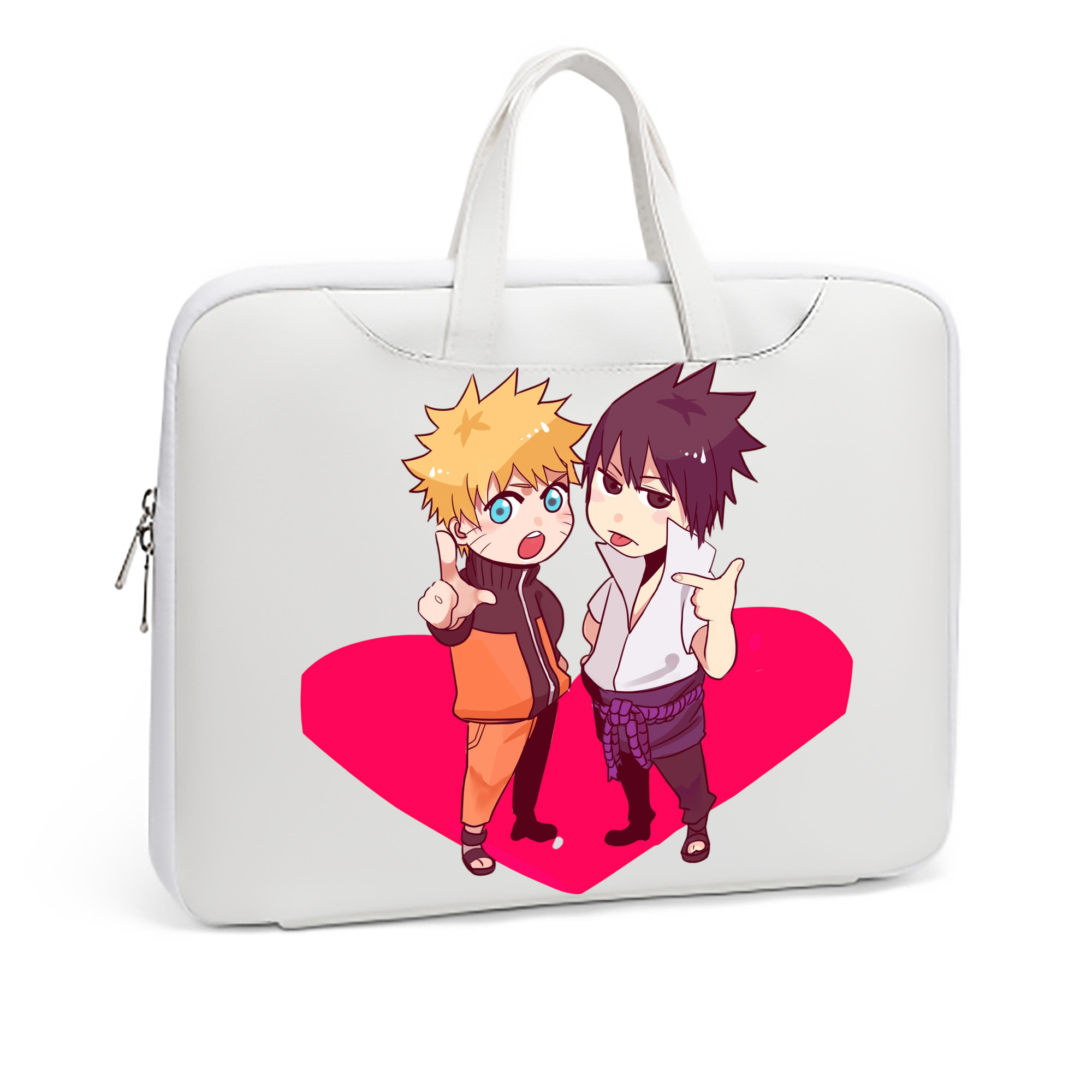 （画像用） NARUTO -ナルト- うずまき ナルト Uzumaki Naruto レザーラップトップバッグ　ノートパソコンケース