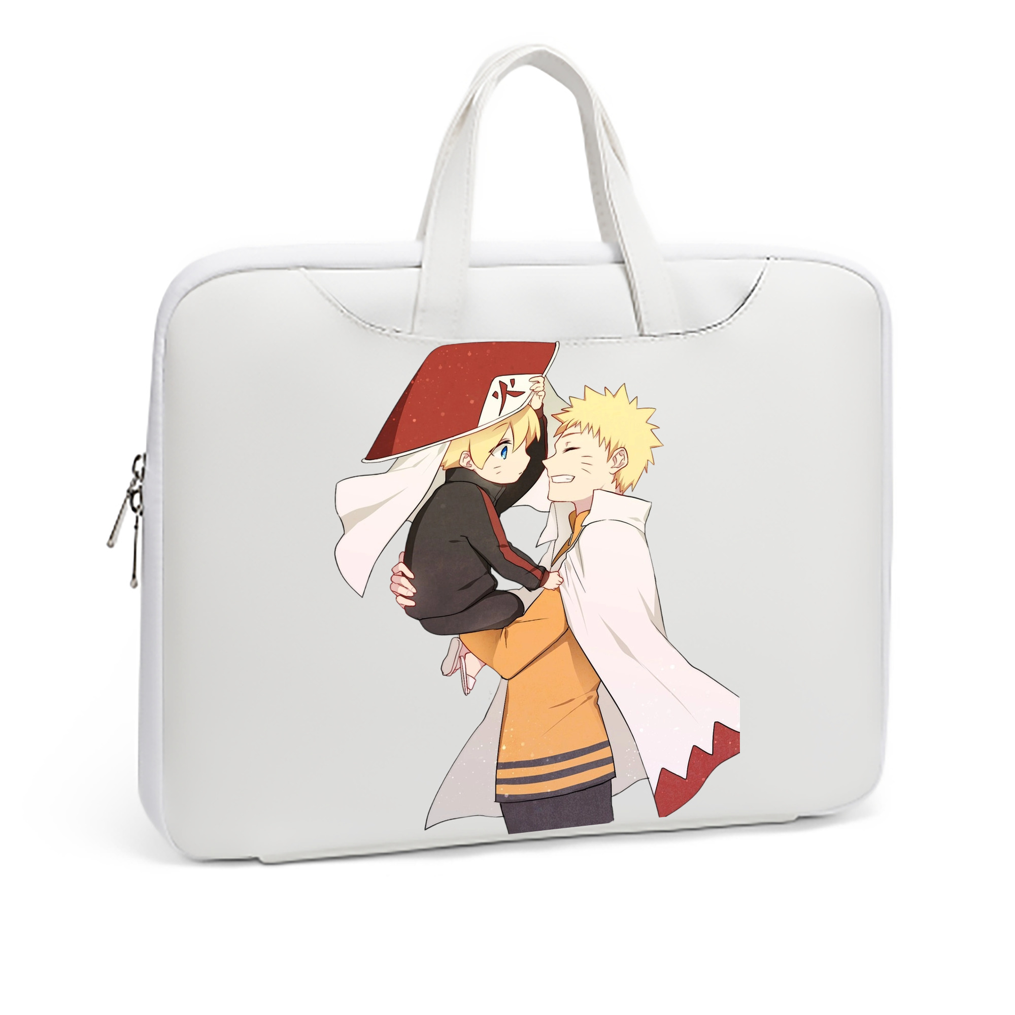 （画像用） NARUTO -ナルト- うずまき ナルト Uzumaki Naruto レザーラップトップバッグ　ノートパソコンケース