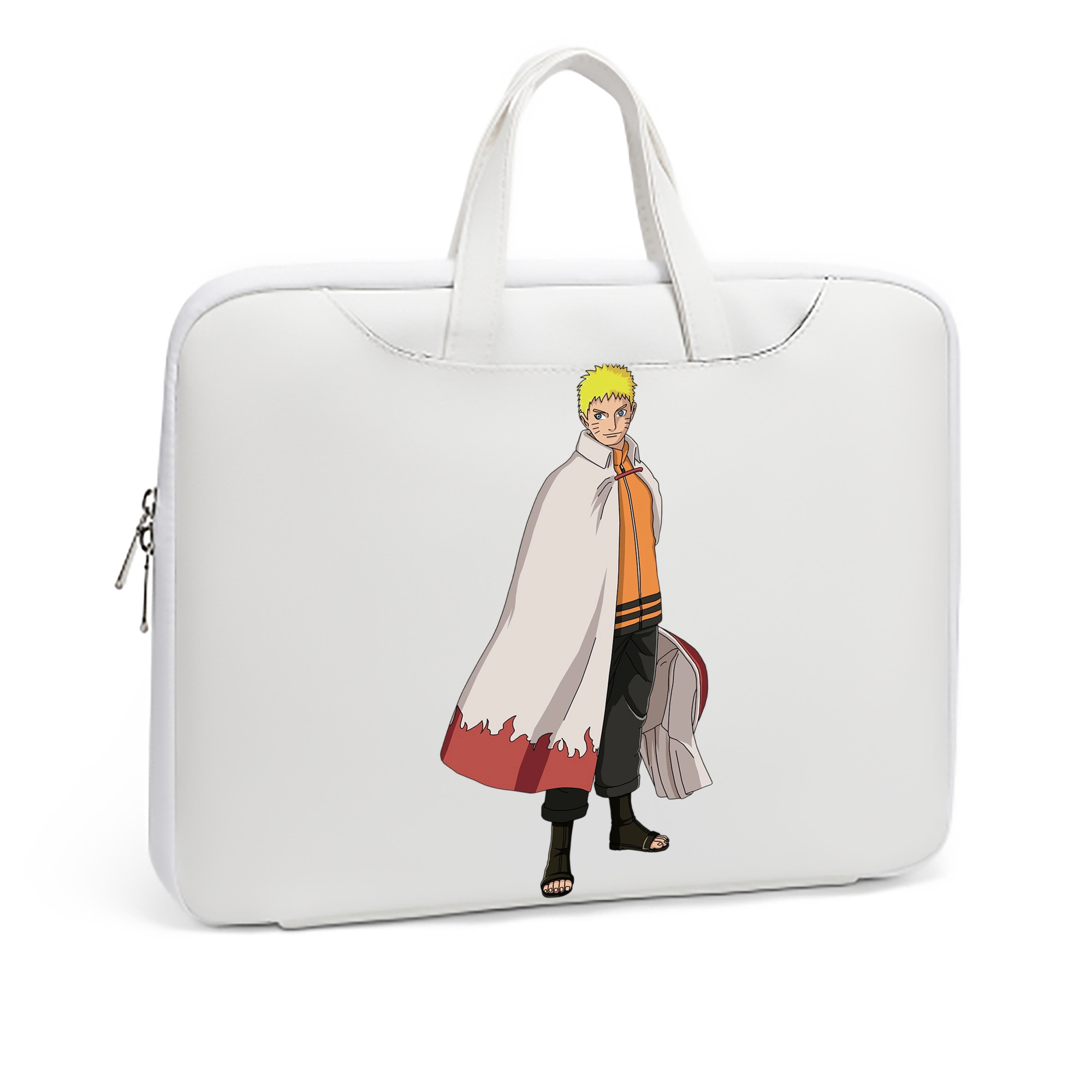 （画像用） NARUTO -ナルト- うずまき ナルト Uzumaki Naruto レザーラップトップバッグ　ノートパソコンケース