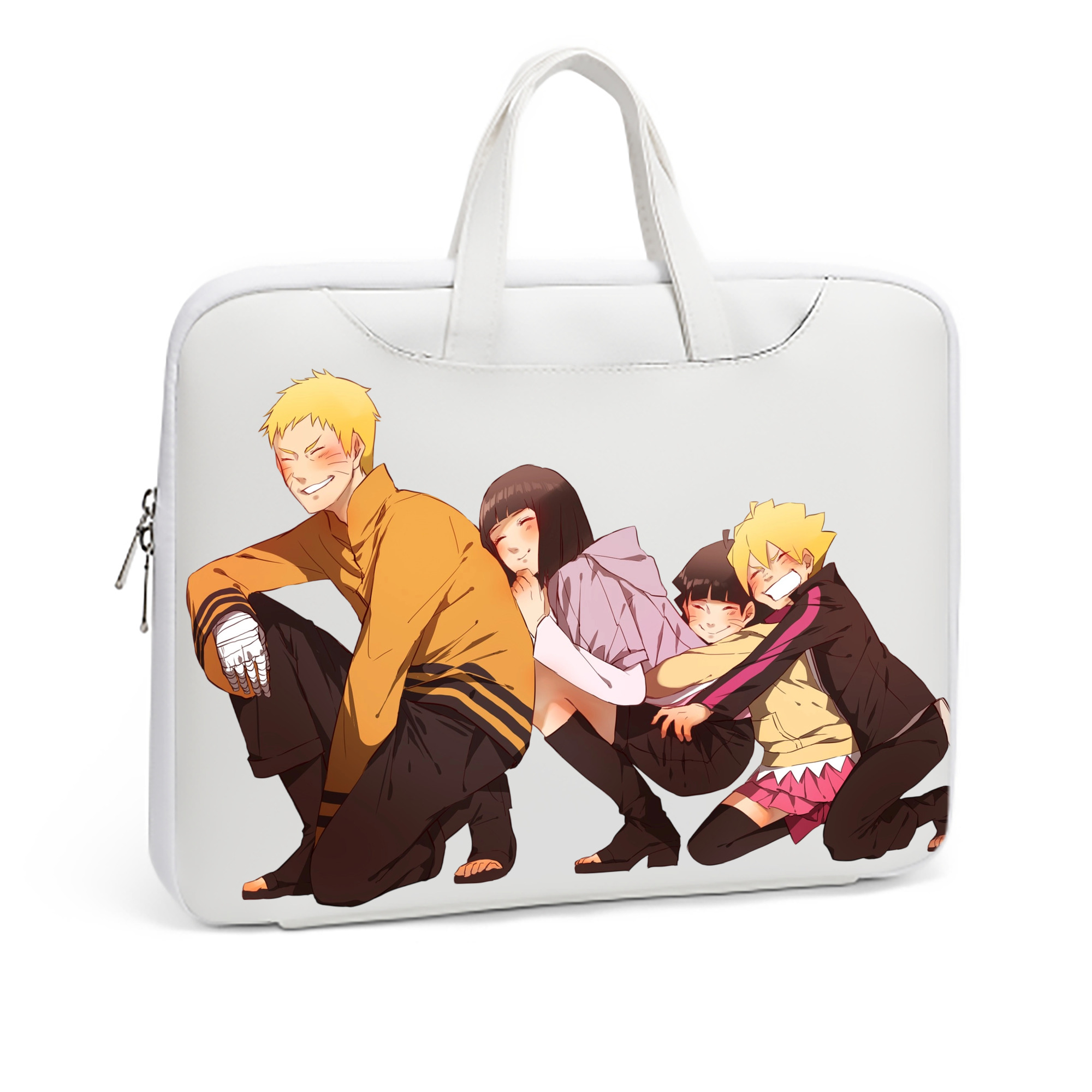 （画像用） NARUTO -ナルト- うずまき ナルト Uzumaki Naruto レザーラップトップバッグ　ノートパソコンケース