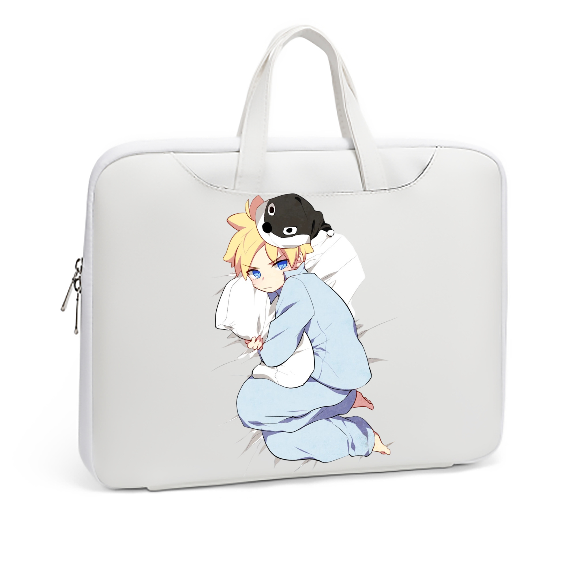 （画像用） NARUTO -ナルト- うずまき ナルト Uzumaki Naruto レザーラップトップバッグ　ノートパソコンケース