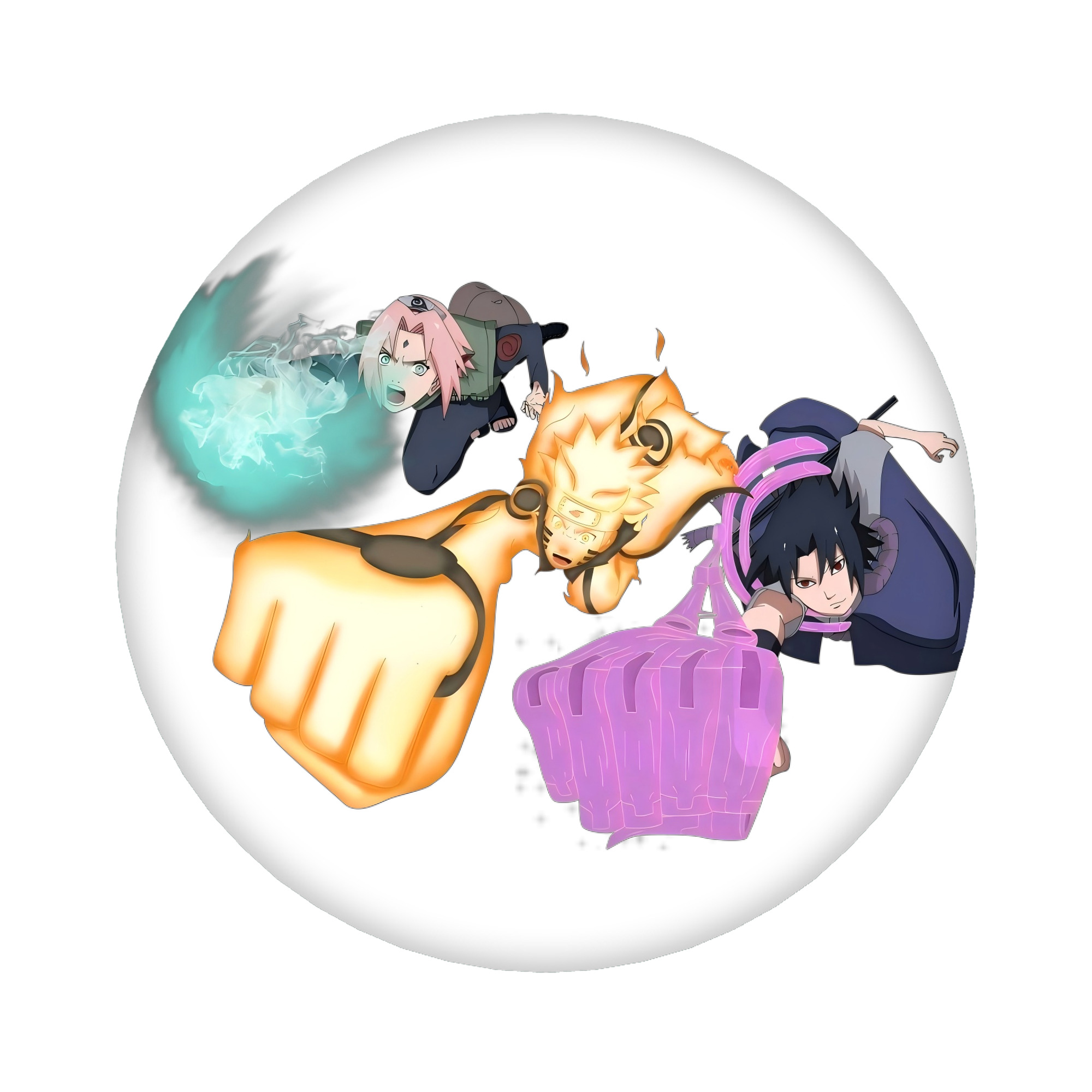 （画像用） NARUTO -ナルト- うずまき ナルト Uzumaki Naruto 6cm 缶バッジ 複数セット