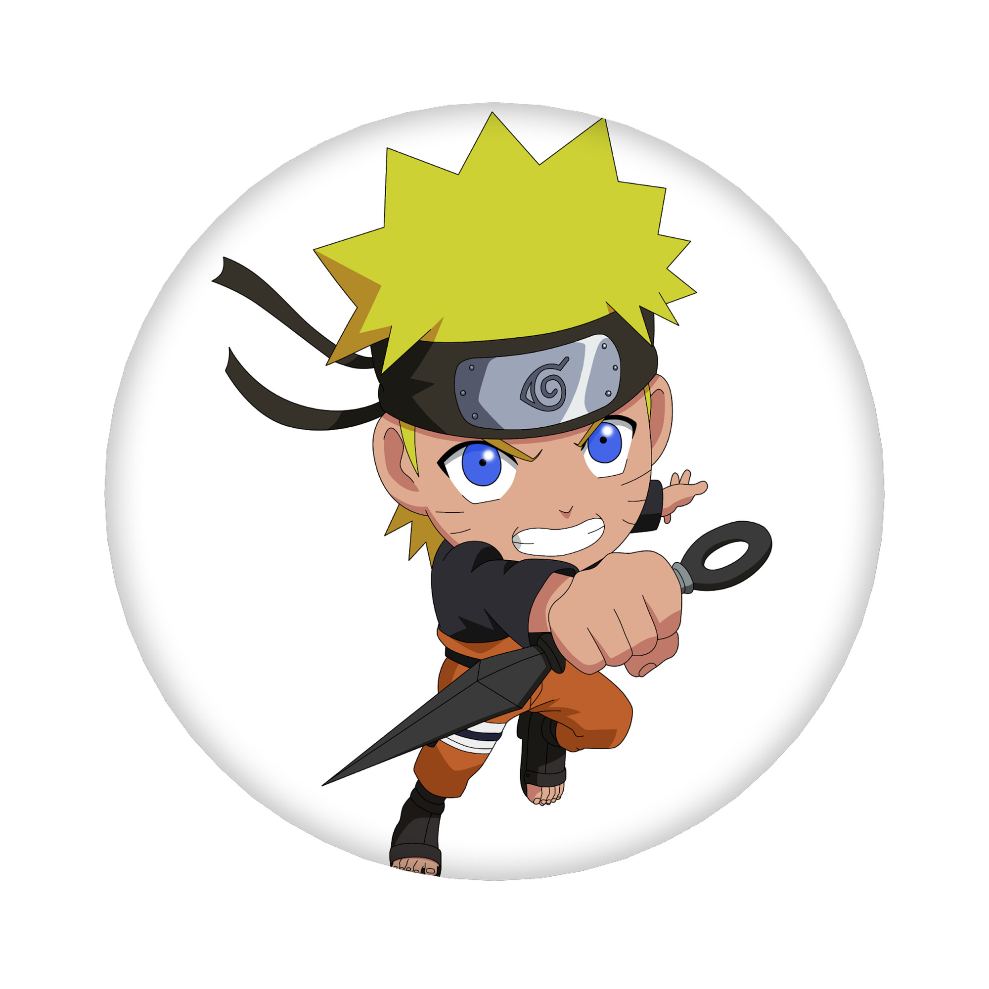 （画像用） NARUTO -ナルト- うずまき ナルト Uzumaki Naruto 6cm 缶バッジ 複数セット