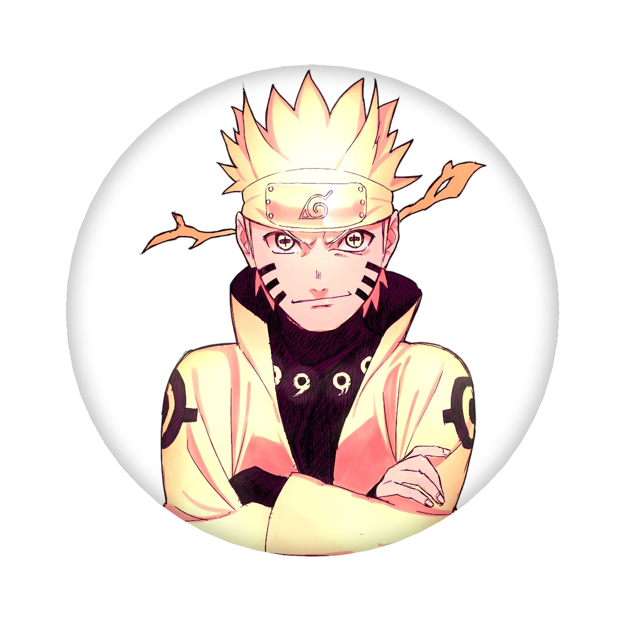 （画像用） NARUTO -ナルト- うずまき ナルト Uzumaki Naruto 6cm 缶バッジ 複数セット