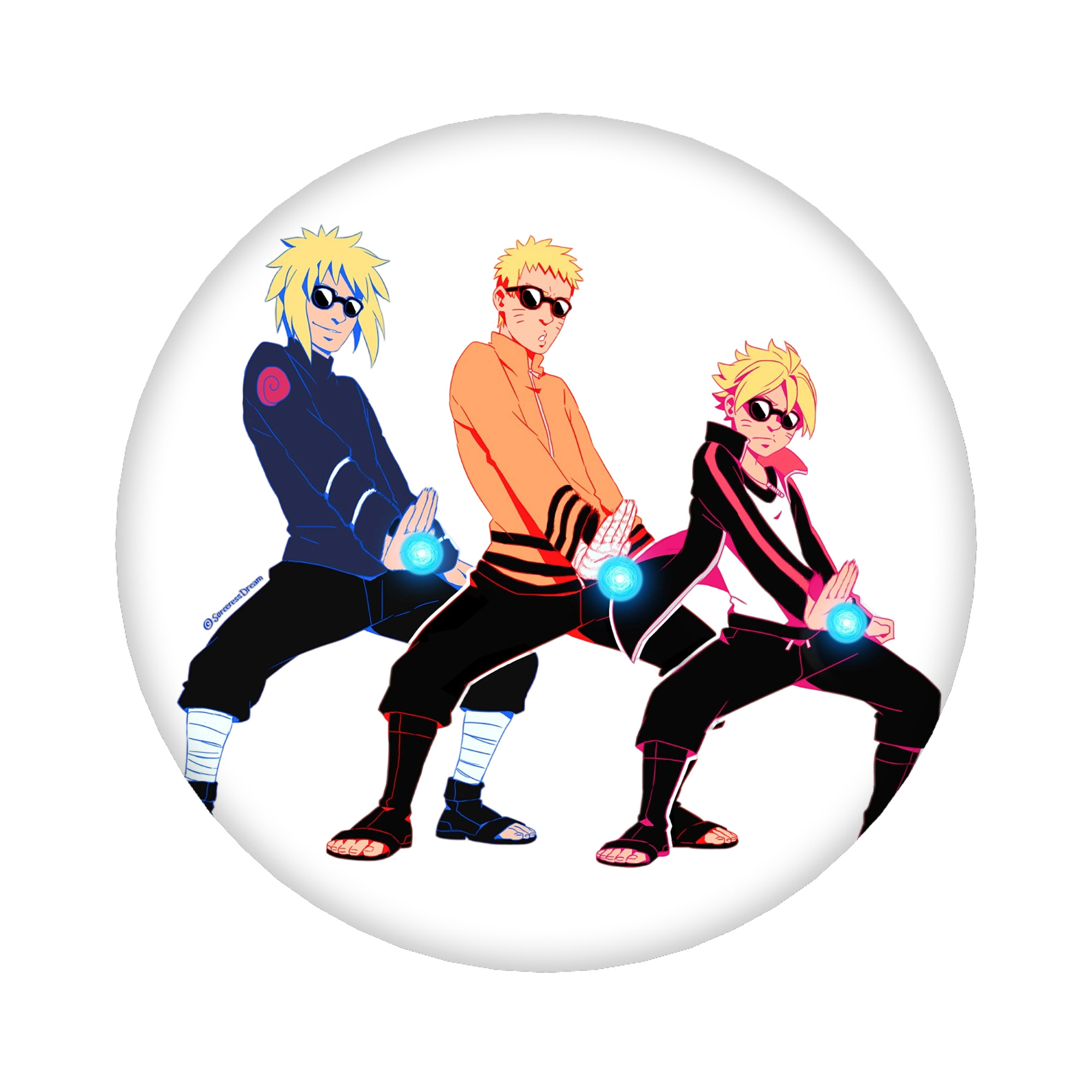 （画像用） NARUTO -ナルト- うずまき ナルト Uzumaki Naruto 6cm 缶バッジ 複数セット