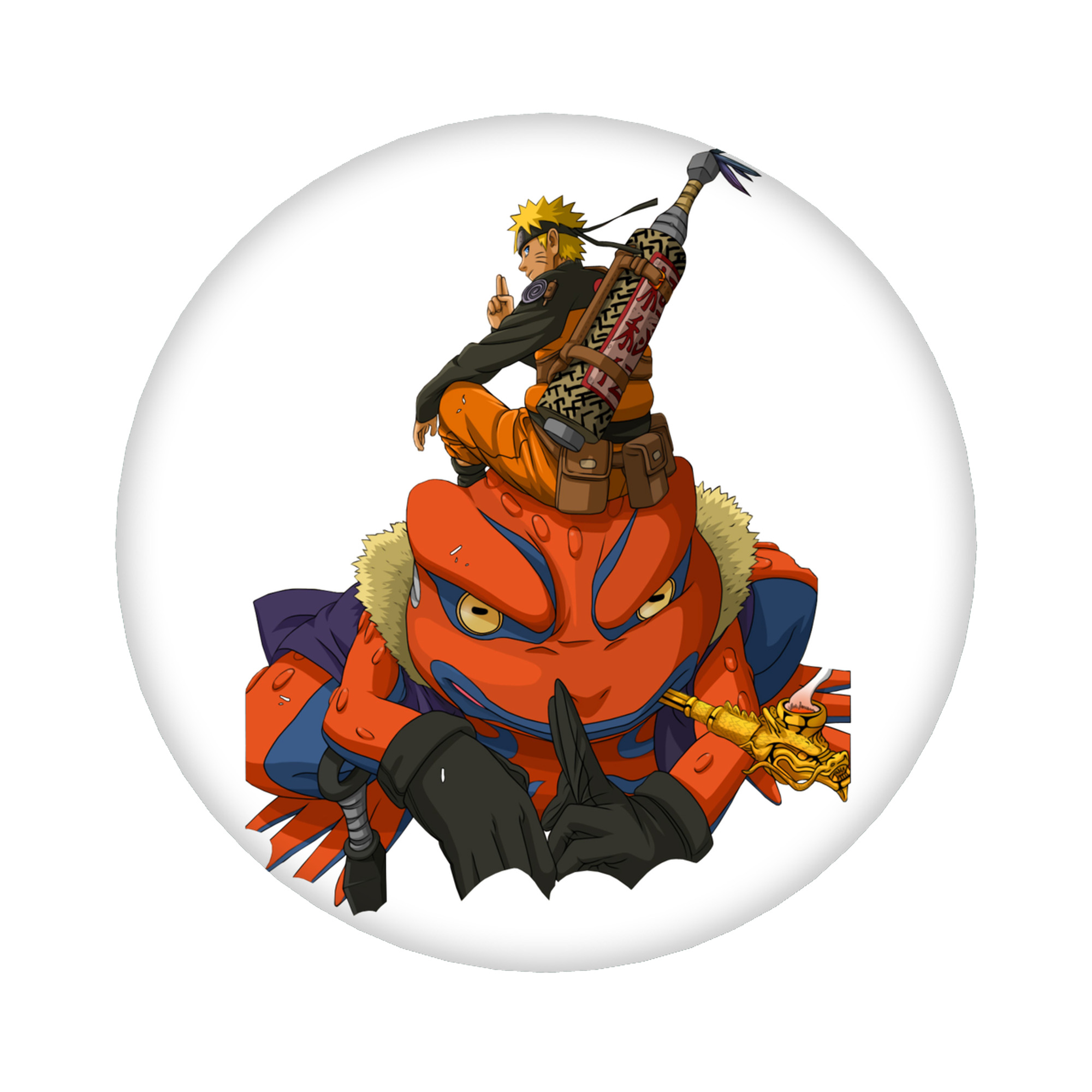 （画像用） NARUTO -ナルト- うずまき ナルト Uzumaki Naruto 6cm 缶バッジ 複数セット