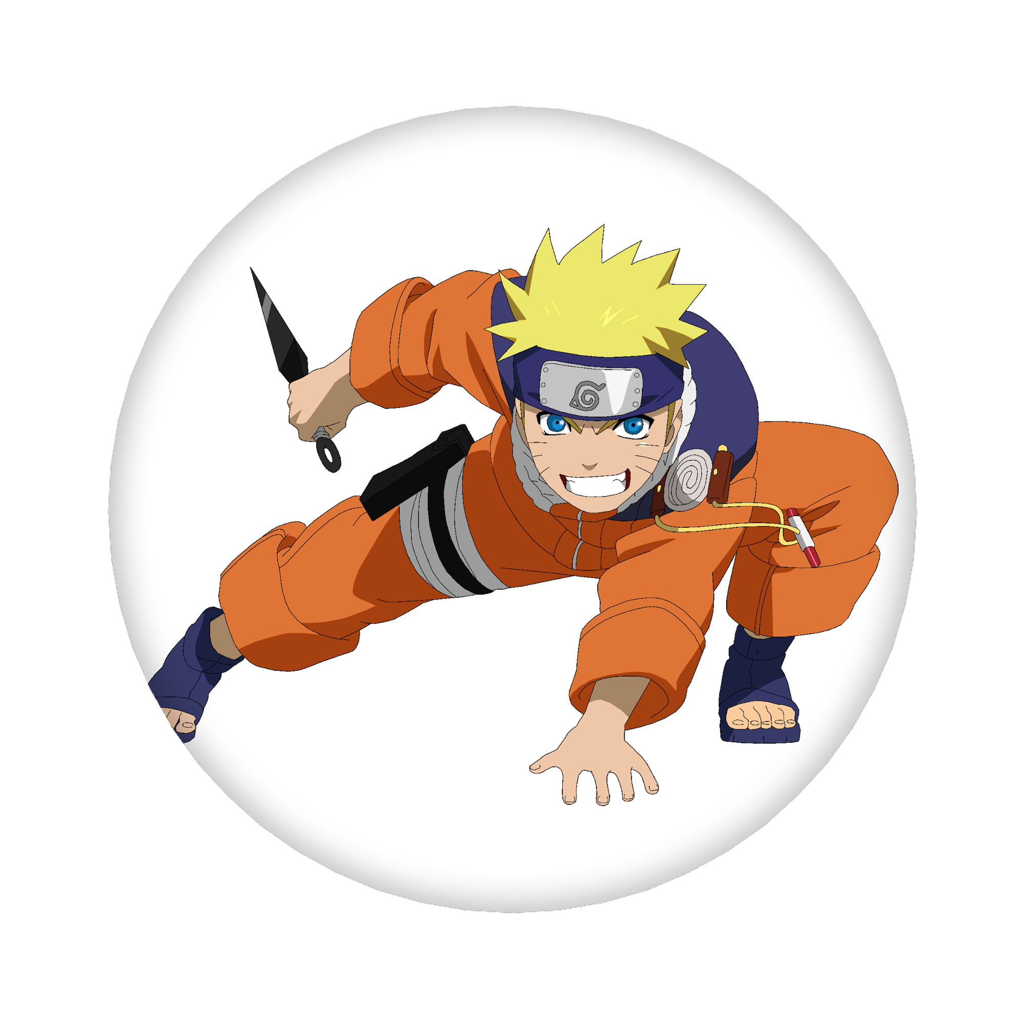 （画像用） NARUTO -ナルト- うずまき ナルト Uzumaki Naruto 6cm 缶バッジ 複数セット