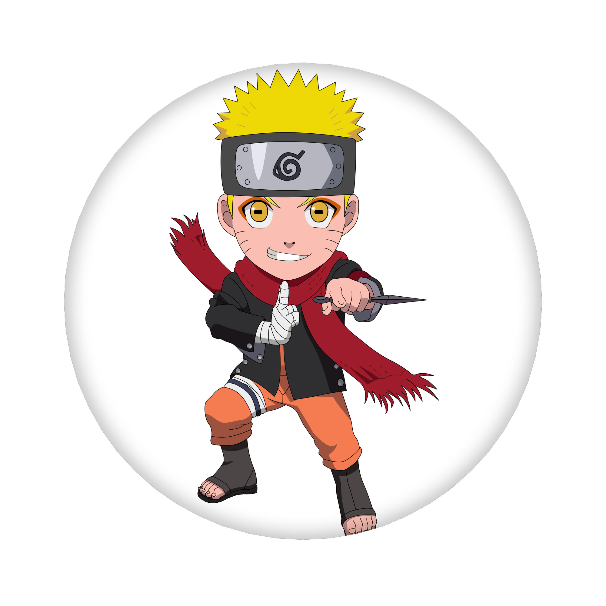 （画像用） NARUTO -ナルト- うずまき ナルト Uzumaki Naruto 6cm 缶バッジ 複数セット