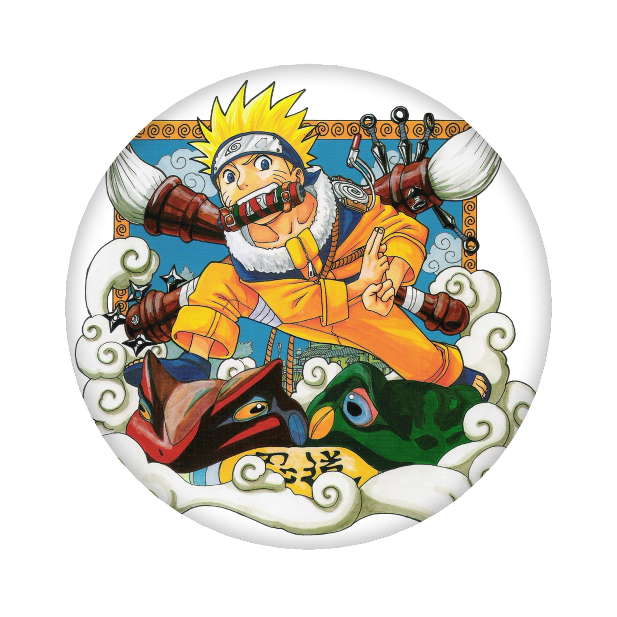 （画像用） NARUTO -ナルト- うずまき ナルト Uzumaki Naruto 6cm 缶バッジ 複数セット