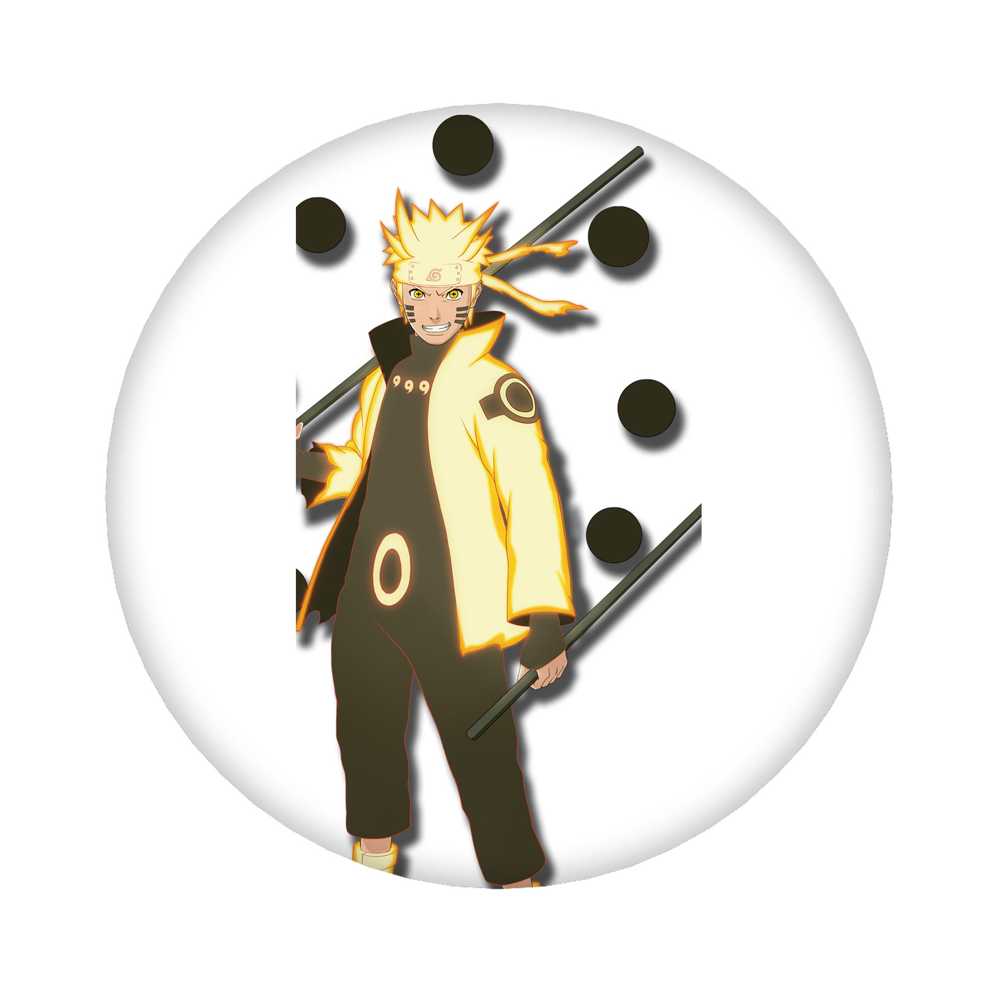 （画像用） NARUTO -ナルト- うずまき ナルト Uzumaki Naruto 6cm 缶バッジ 複数セット
