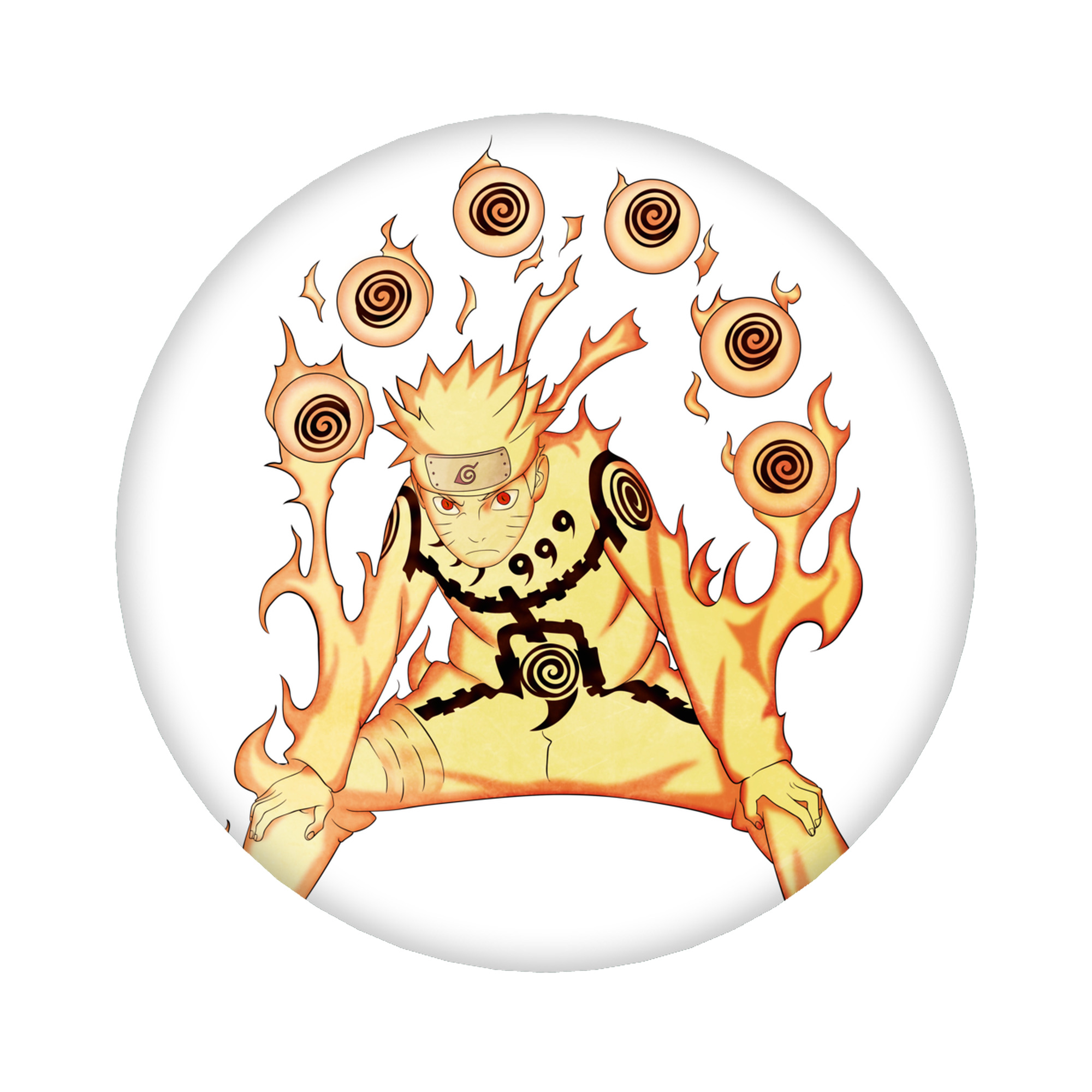 （画像用） NARUTO -ナルト- うずまき ナルト Uzumaki Naruto 6cm 缶バッジ 複数セット