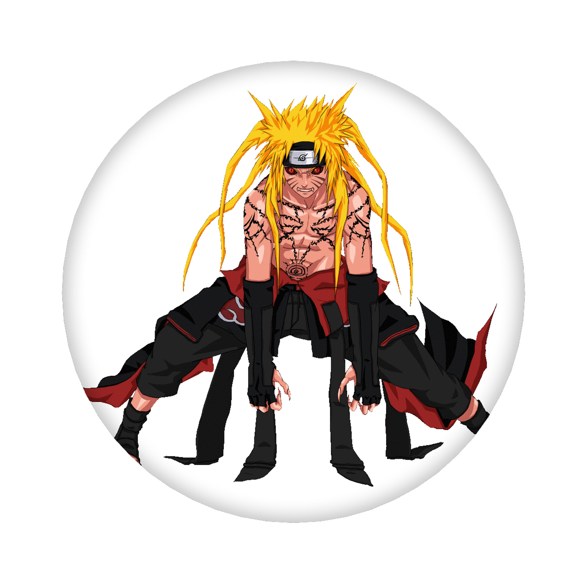 （画像用） NARUTO -ナルト- うずまき ナルト Uzumaki Naruto 6cm 缶バッジ 複数セット