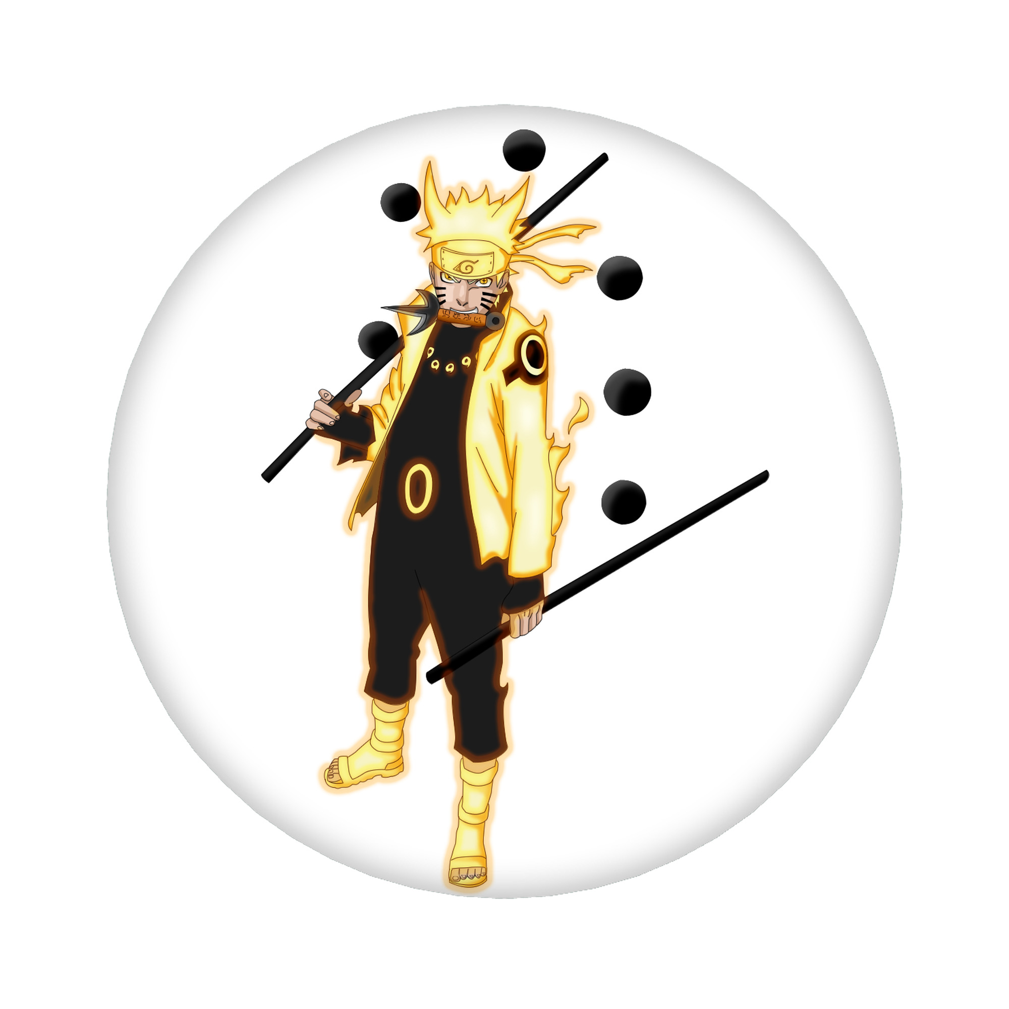 （画像用） NARUTO -ナルト- うずまき ナルト Uzumaki Naruto 6cm 缶バッジ 複数セット