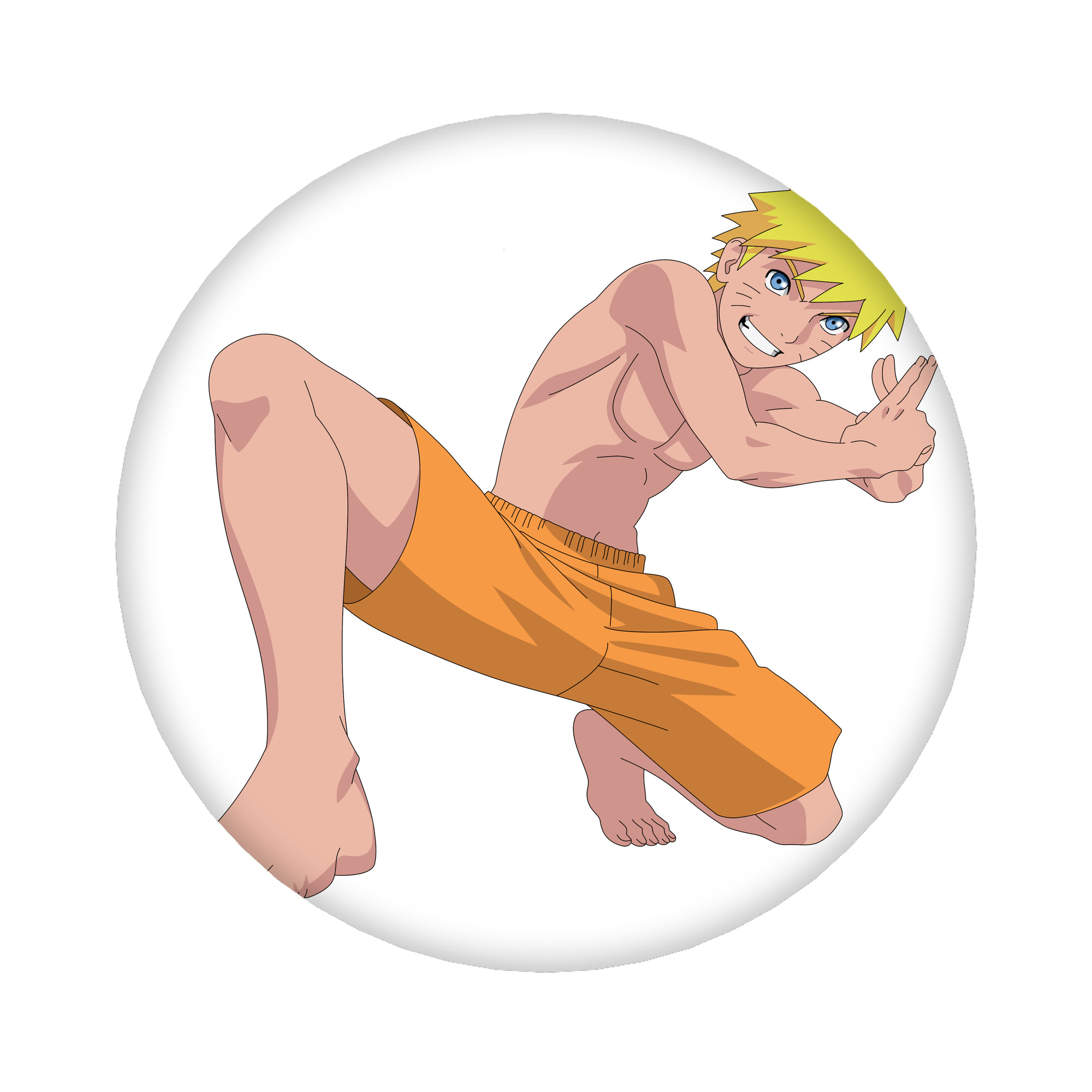 （画像用） NARUTO -ナルト- うずまき ナルト Uzumaki Naruto 6cm 缶バッジ 複数セット