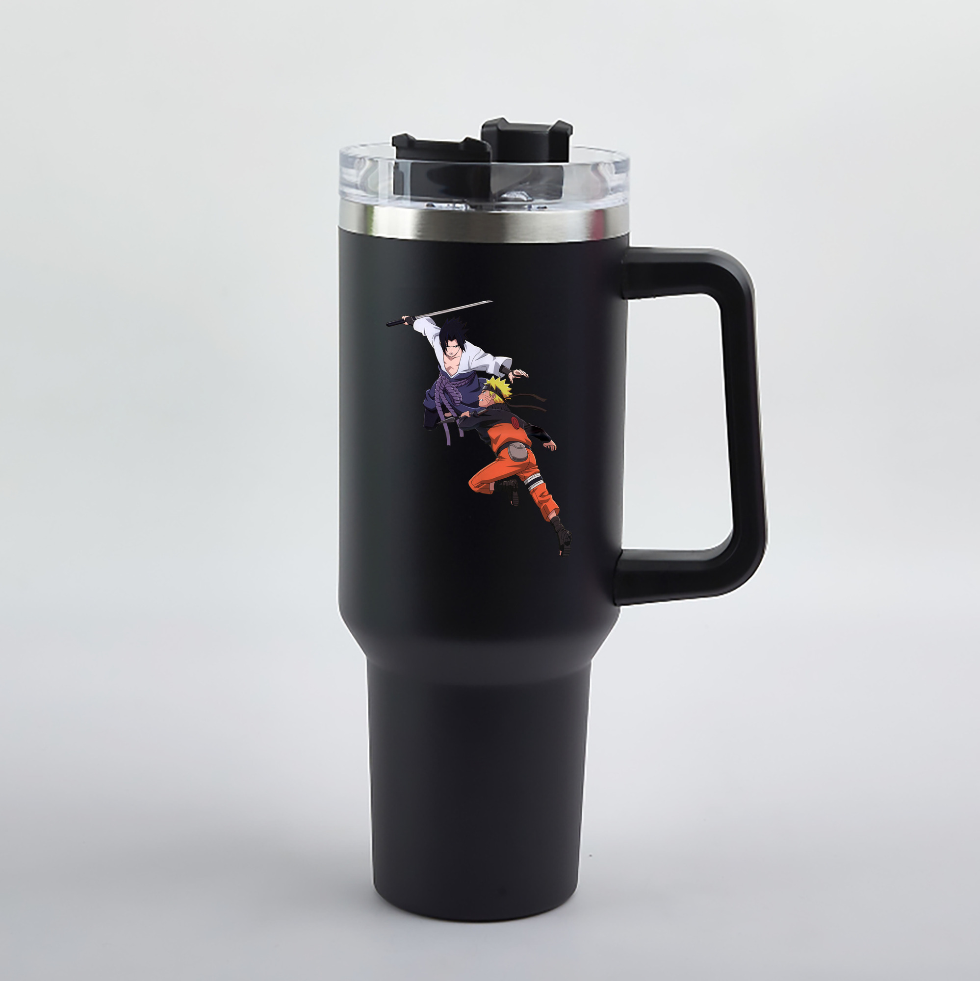 （画像用） NARUTO -ナルト- うちは サスケ Uchiha Sasuke 1200mL車用タンブラー（カラープリント）